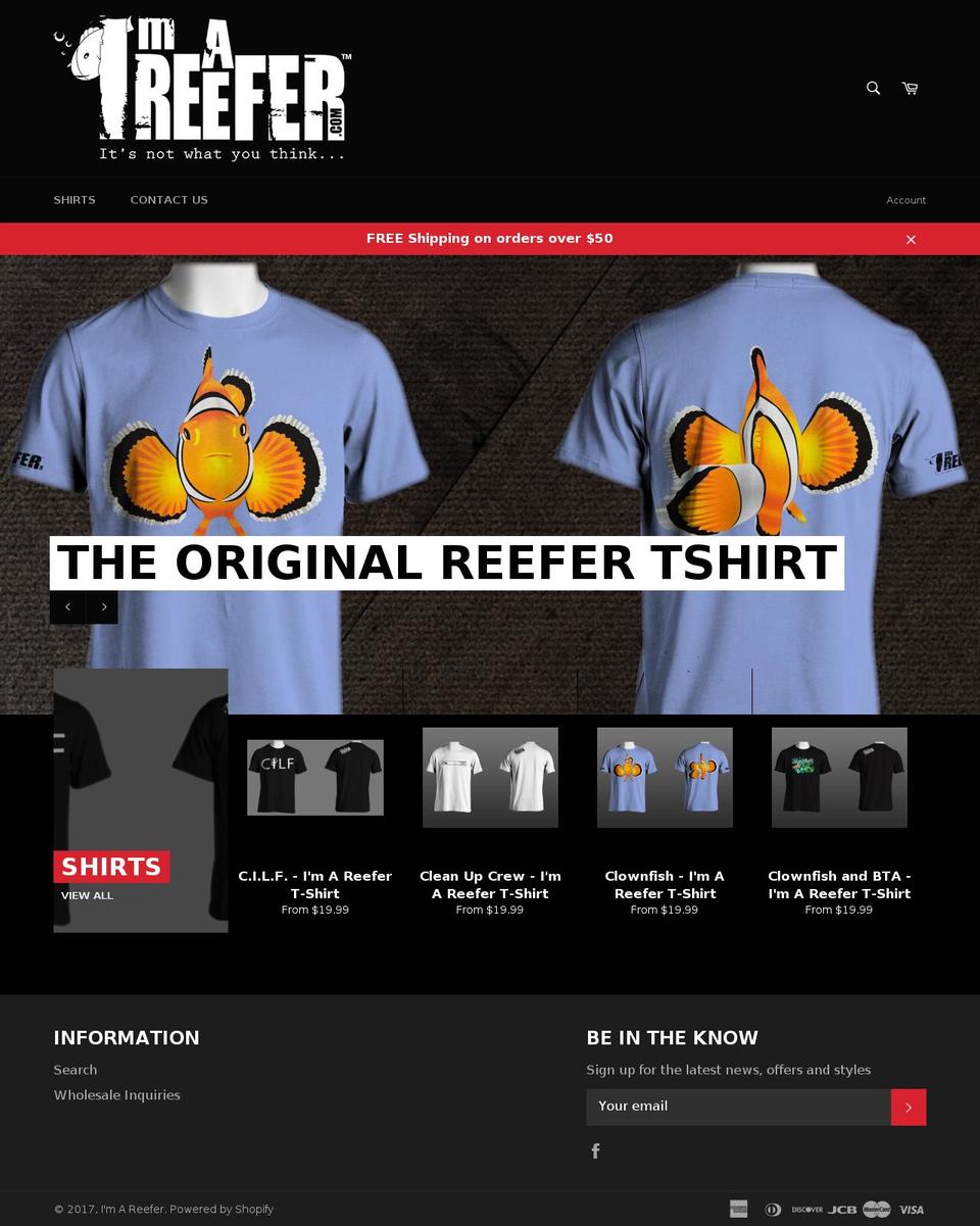 reeferdna.com shopify website screenshot