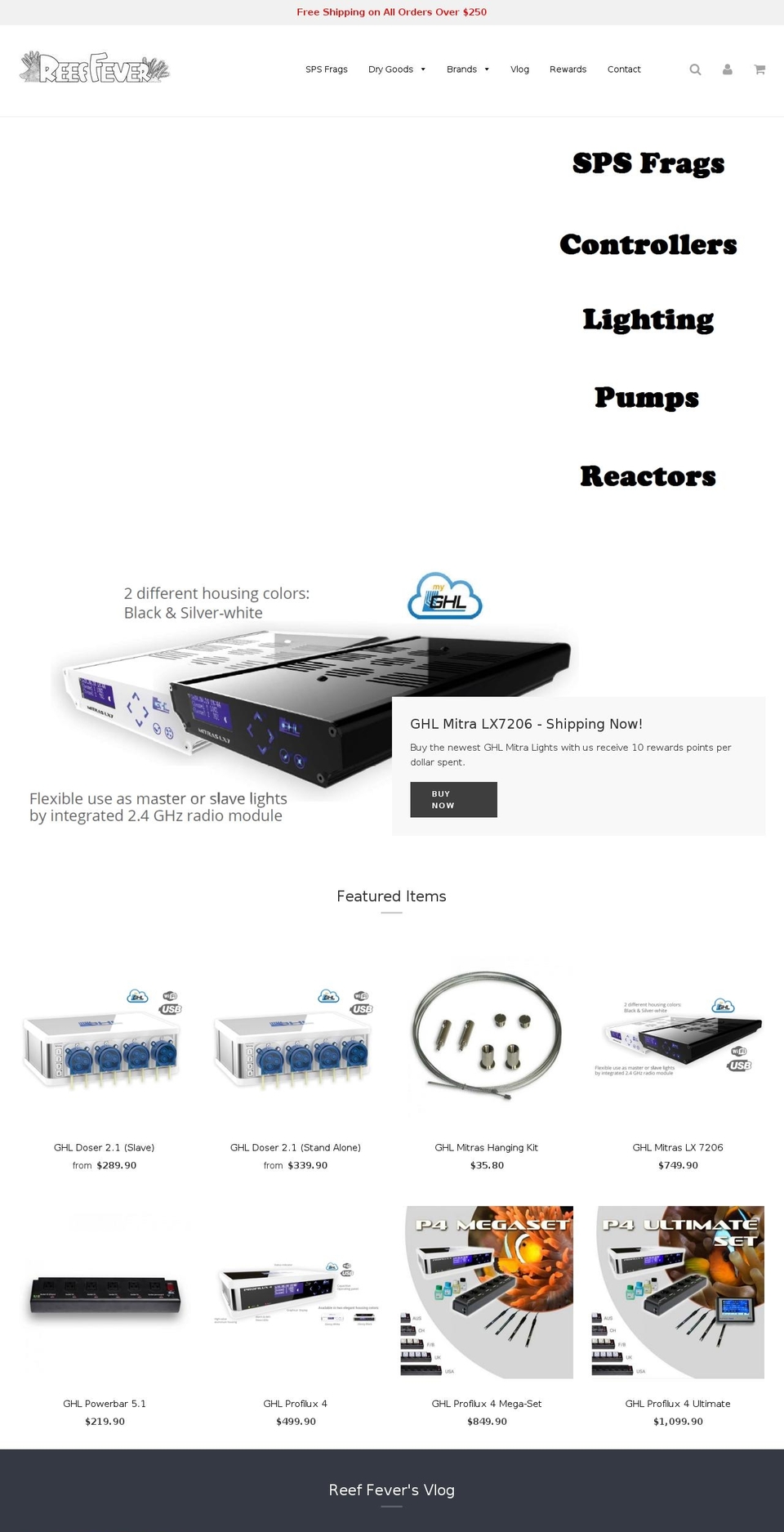 reeffever.com — Shopify storefront screenshot