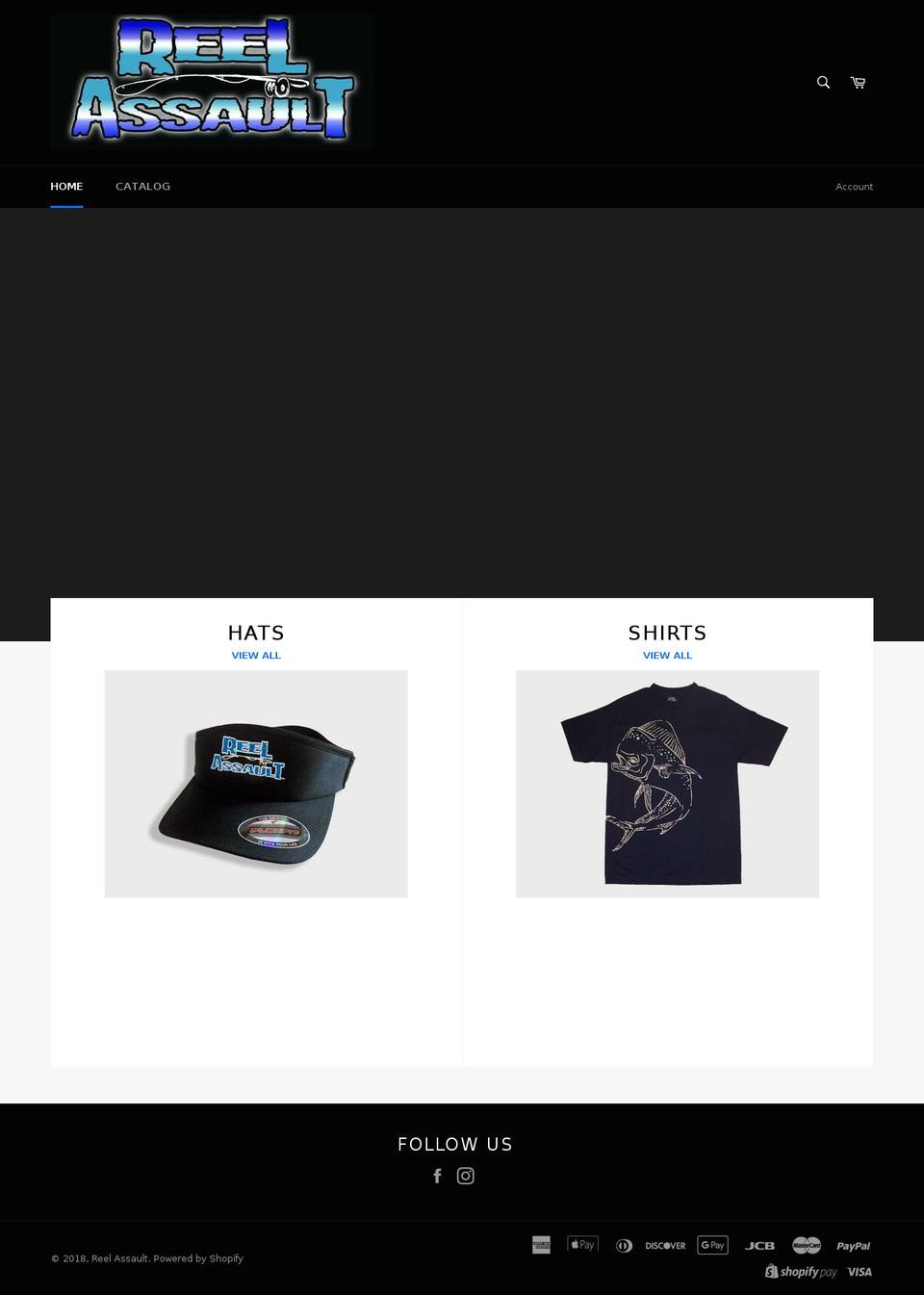 reelassault.com — Shopify storefront screenshot