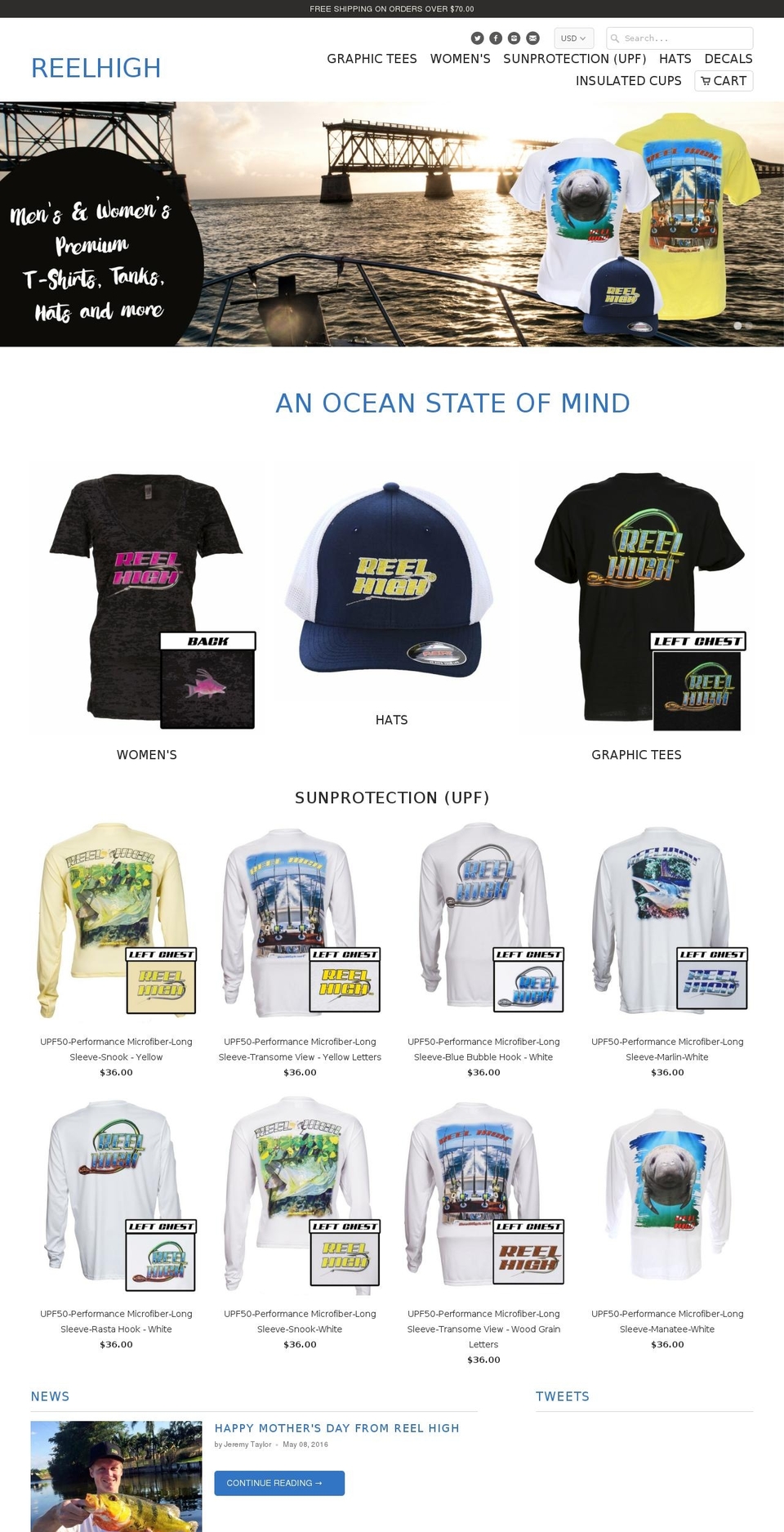 reelhigh.net shopify website screenshot