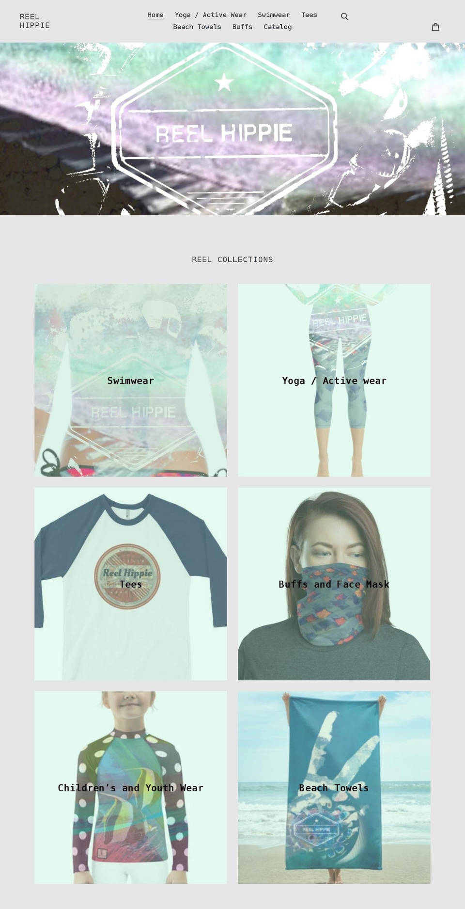 reelhippie.com shopify website screenshot
