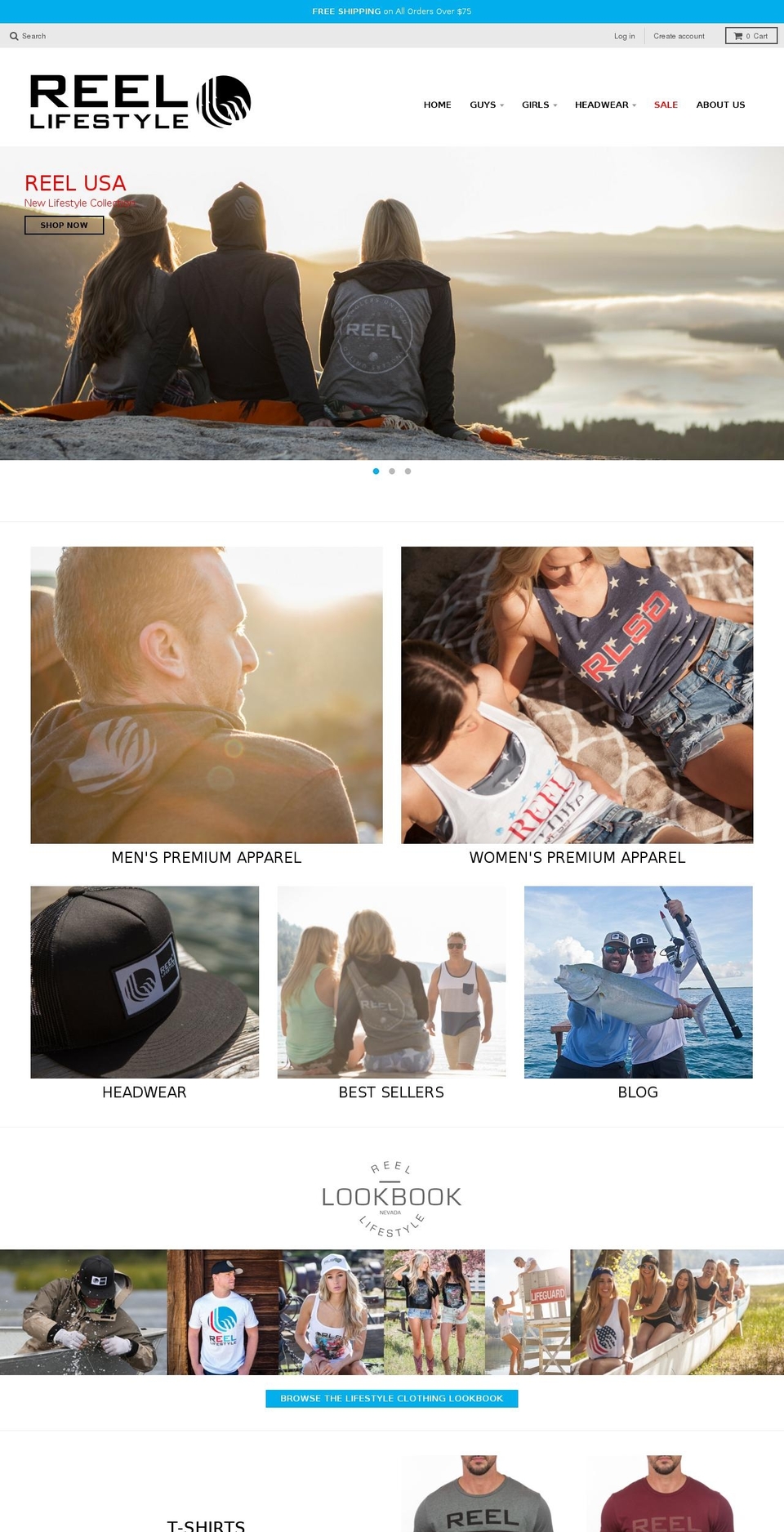 reellifestyle.com shopify website screenshot