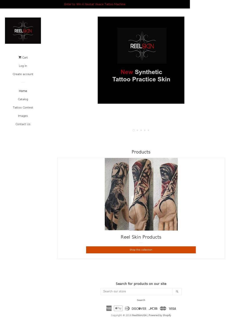 reelskin.com — Shopify storefront screenshot