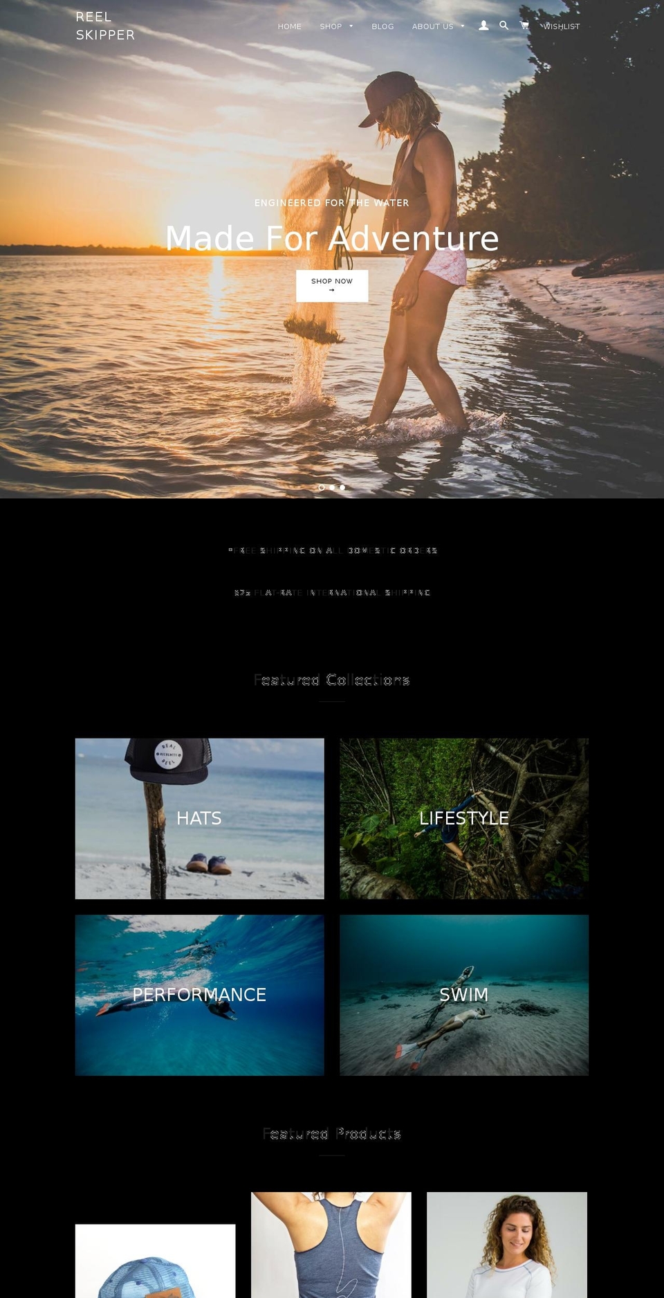 reelskipper.com shopify website screenshot