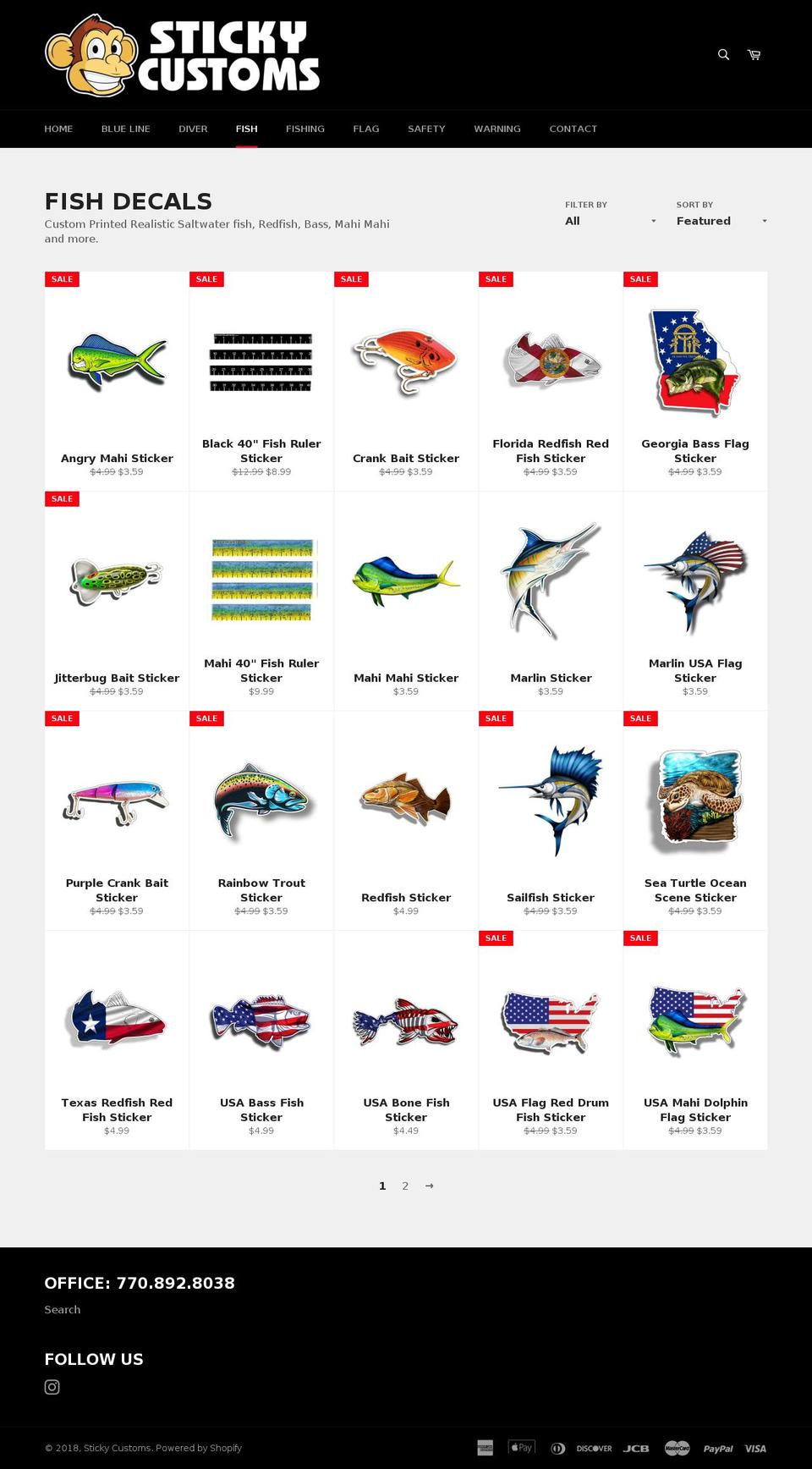 reelsticky.com — Shopify storefront screenshot