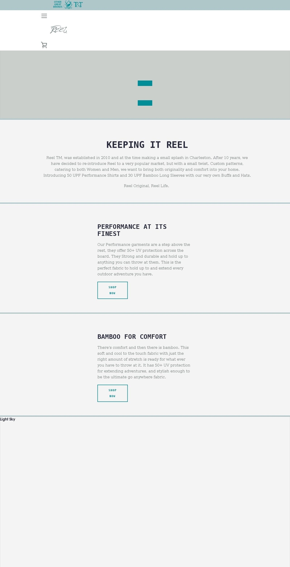 reeltrademark.com shopify website screenshot