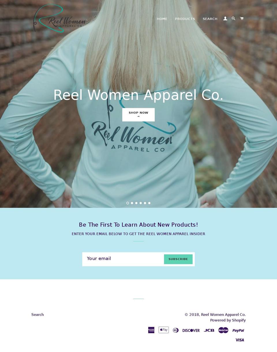 reelwomenapparel.com — Shopify storefront screenshot