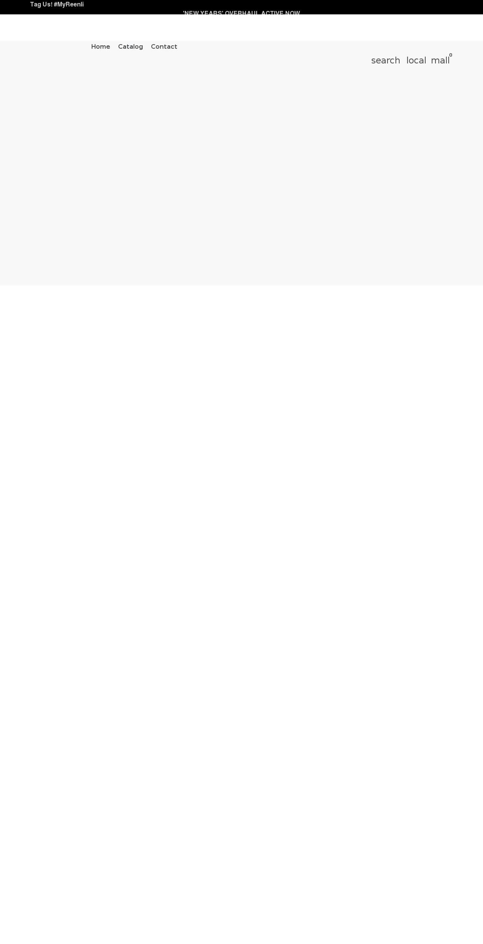 reenli.com shopify website screenshot