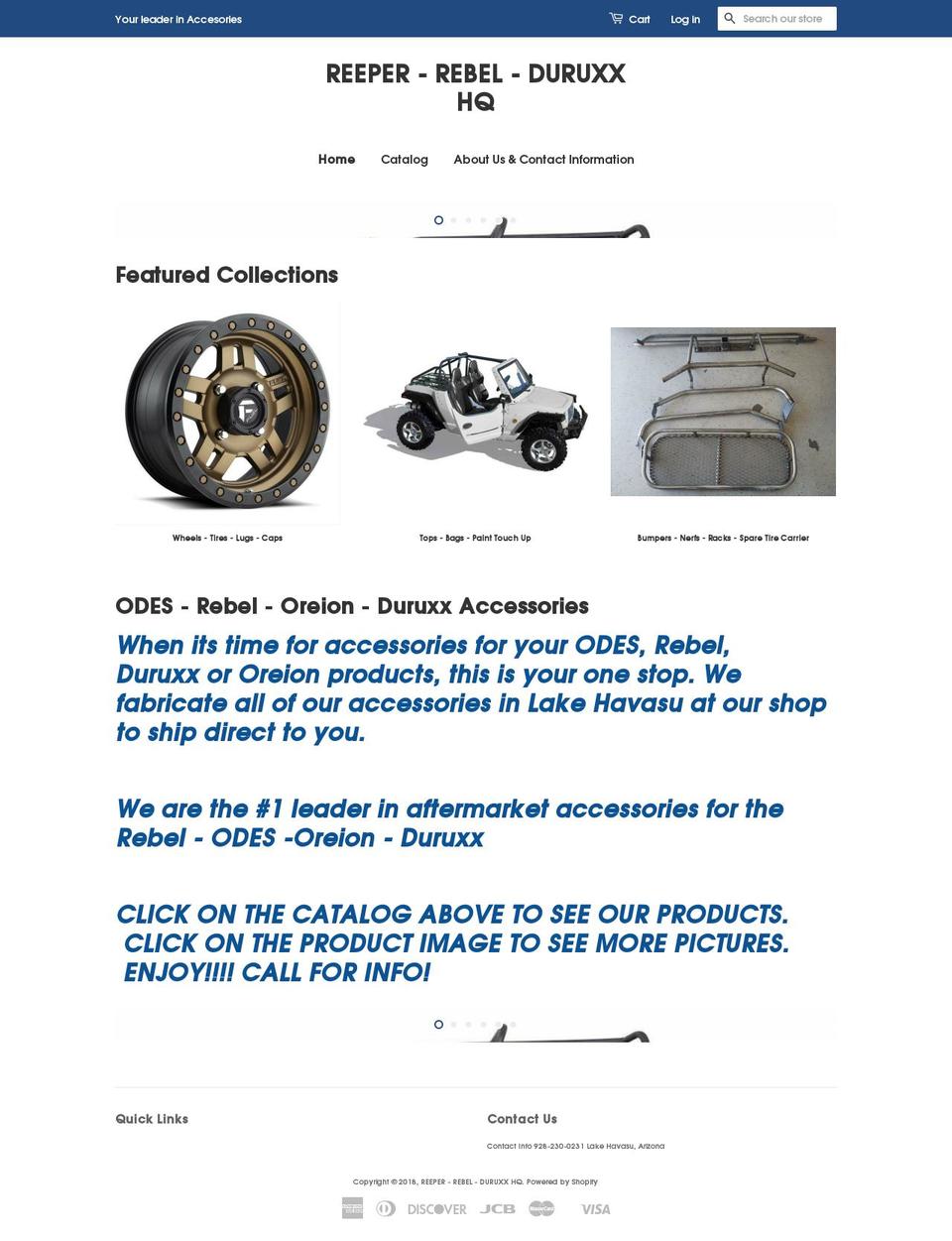 reeperaccessories.com — Shopify storefront screenshot