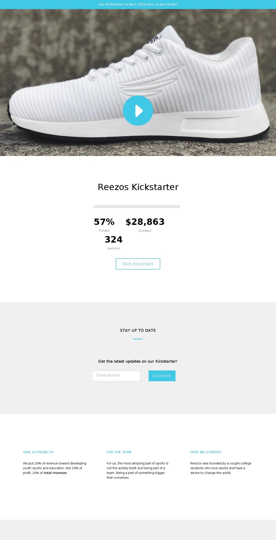reezos.com — Shopify storefront screenshot
