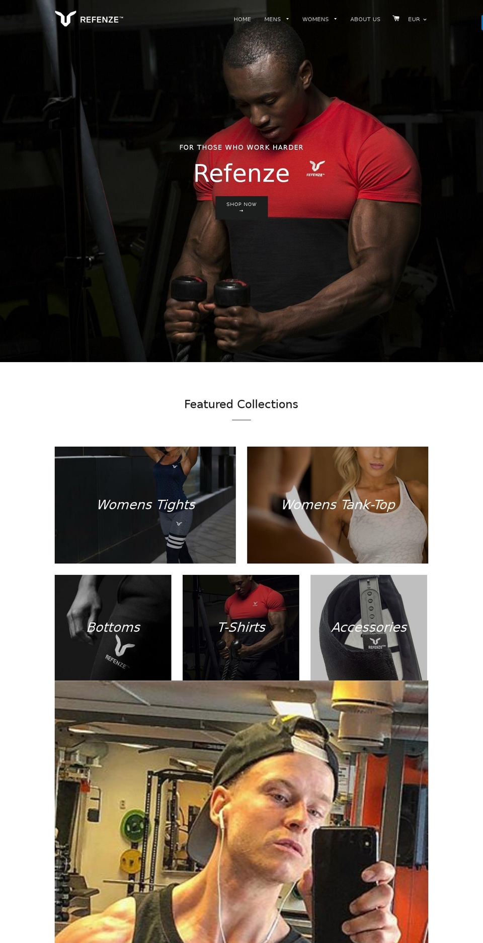 refenze.no shopify website screenshot