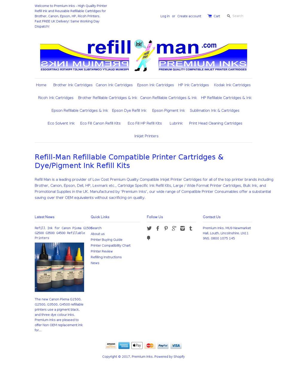refillman.com shopify website screenshot