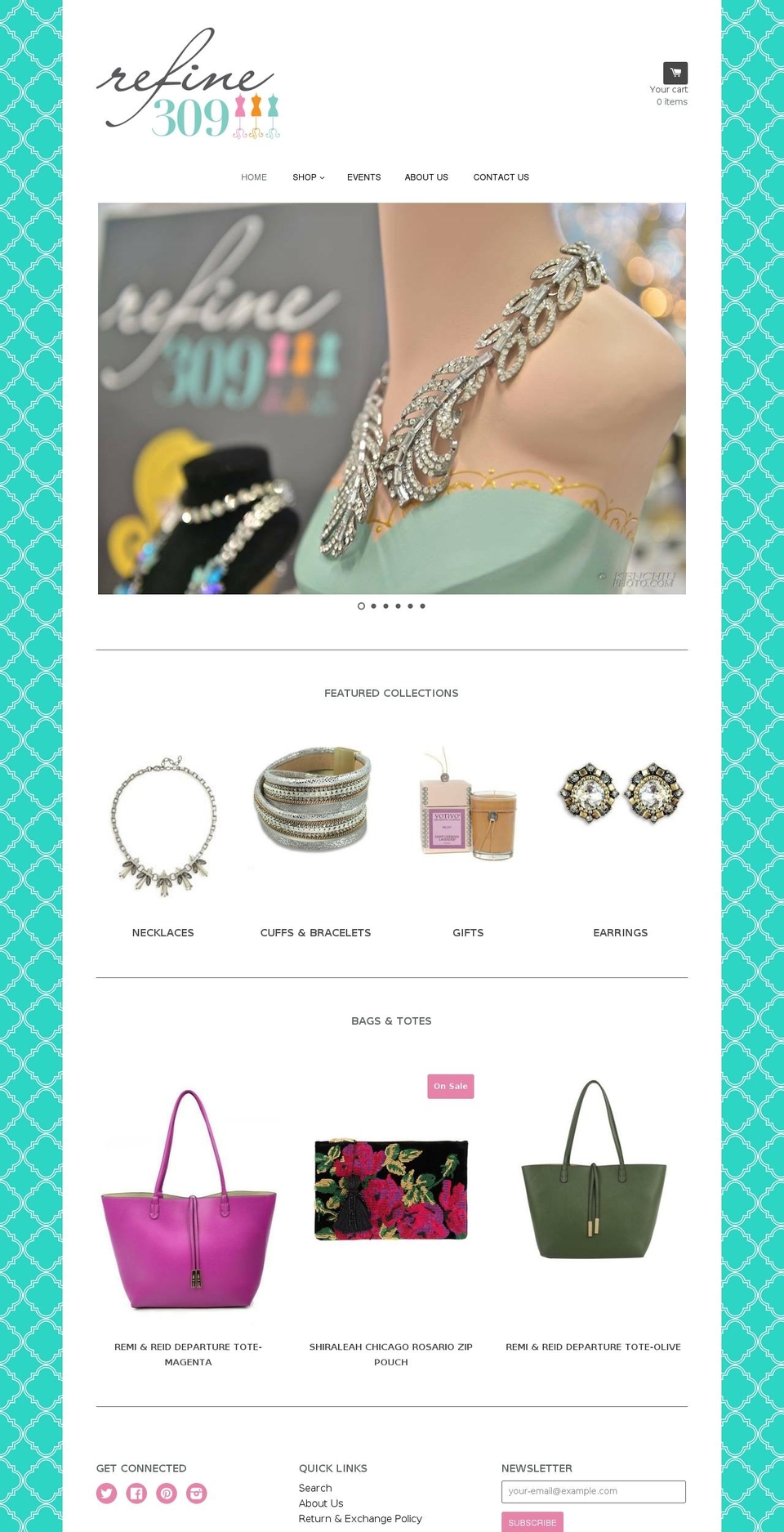 refine309.com shopify website screenshot