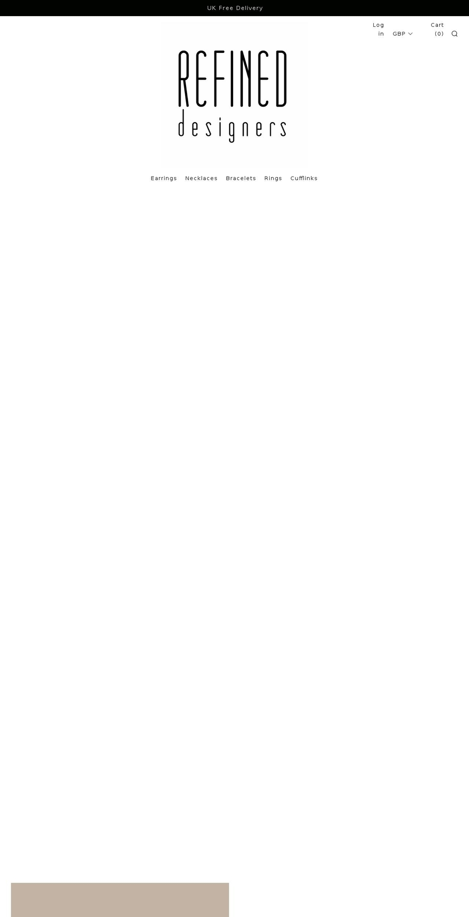 refineddesigners.com shopify website screenshot