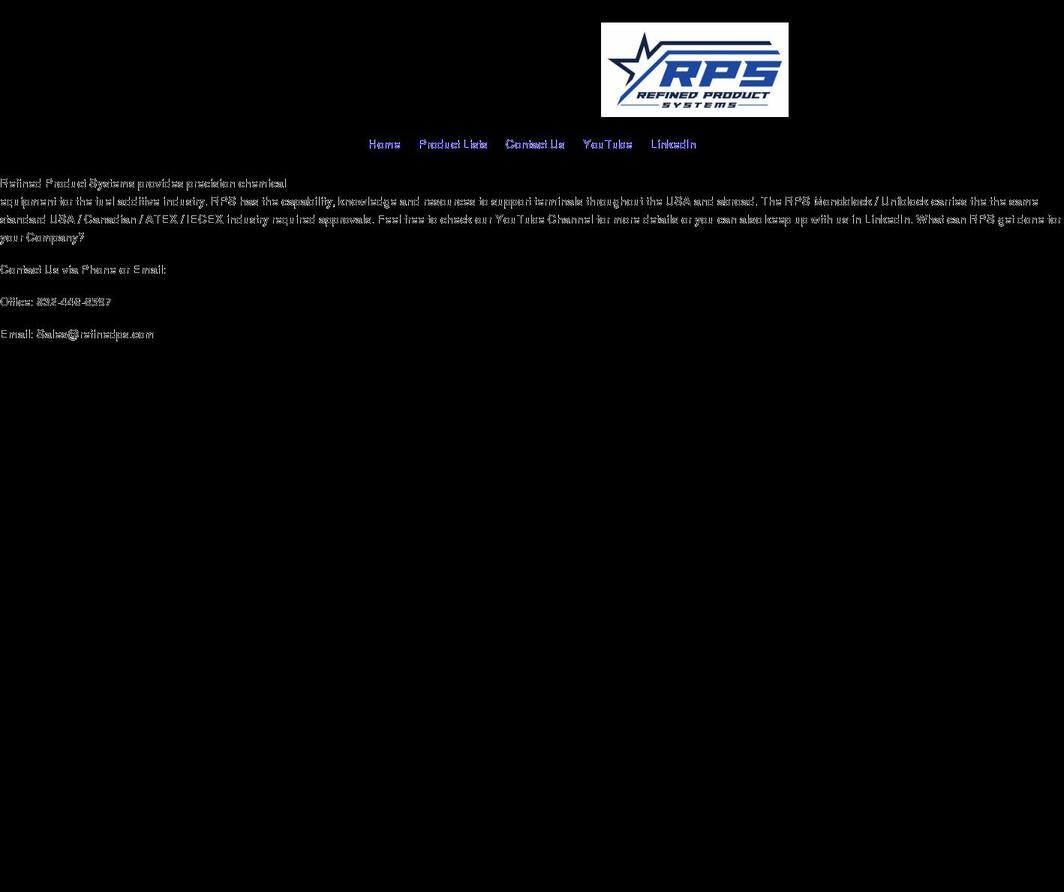 refinedps.com shopify website screenshot