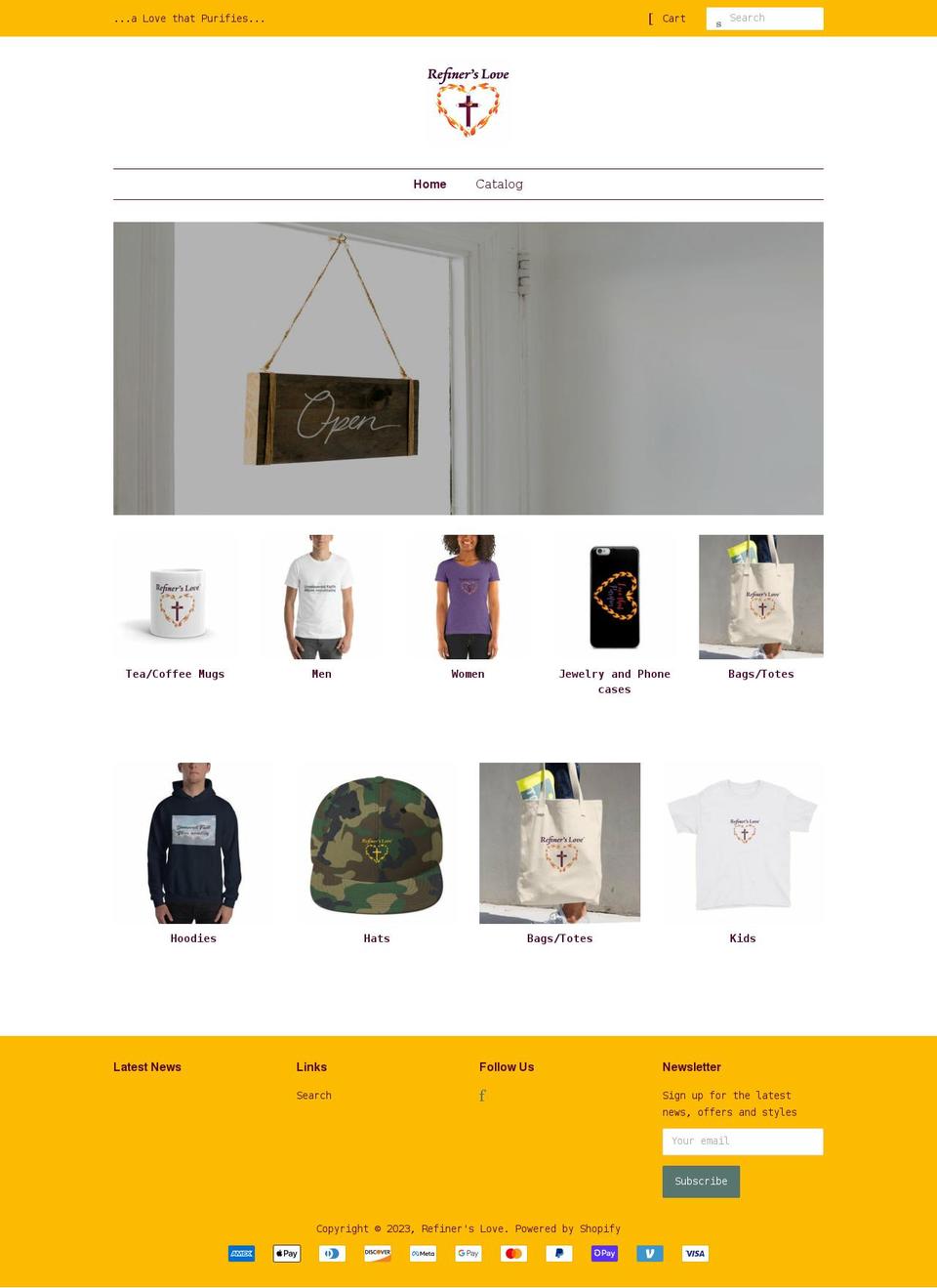 refinerslove.com shopify website screenshot