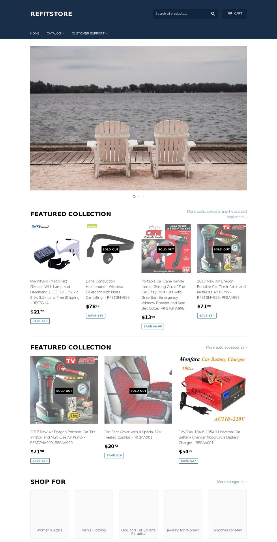 refitstore.com — Shopify storefront screenshot