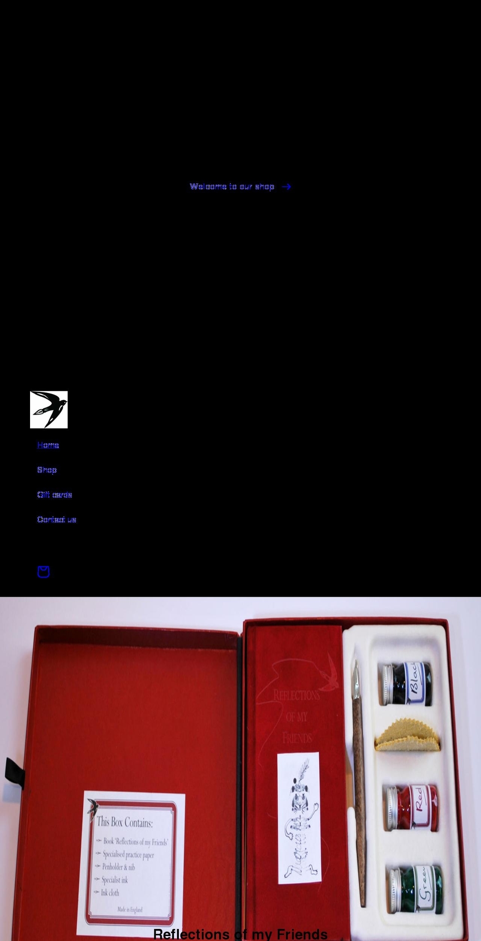 reflectionsofmyfriends.com shopify website screenshot