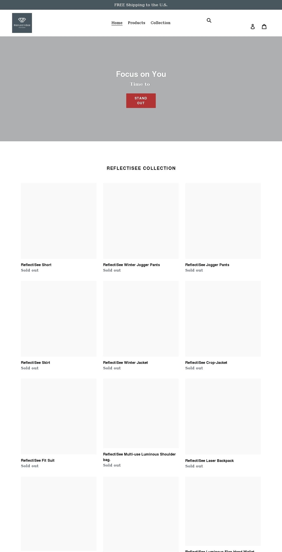 reflectisee.com shopify website screenshot