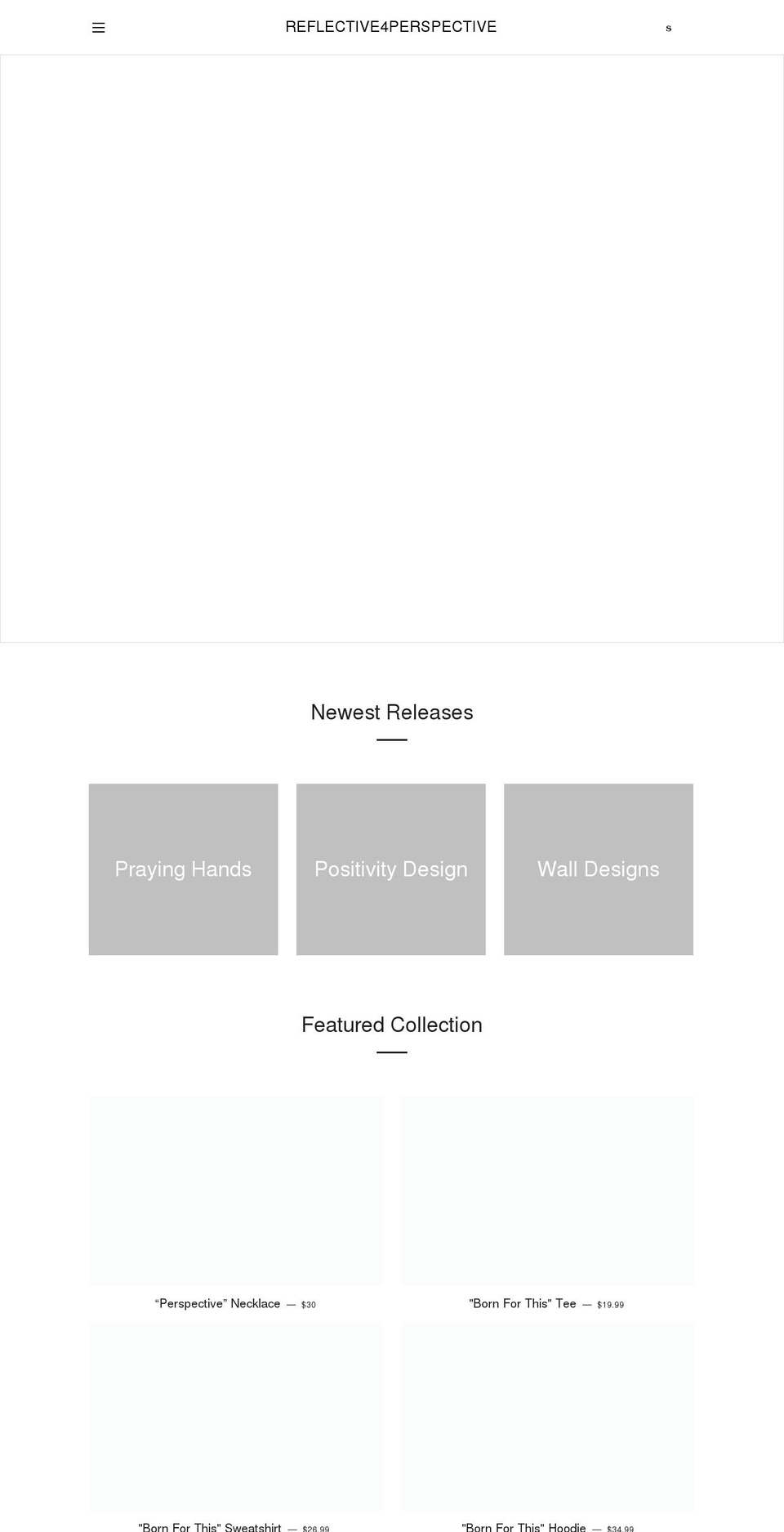 reflective4perspective.com shopify website screenshot