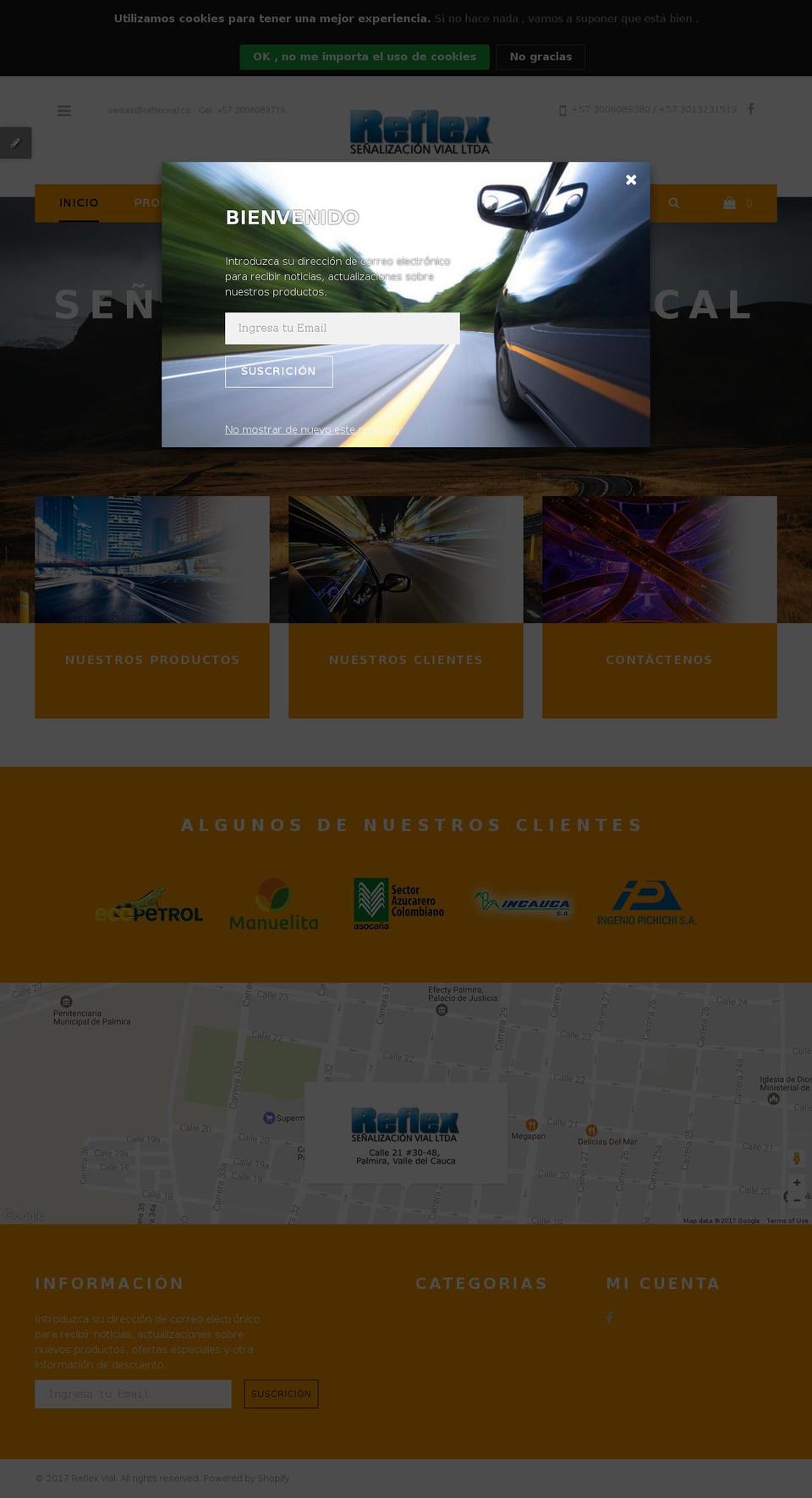 reflex.co shopify website screenshot