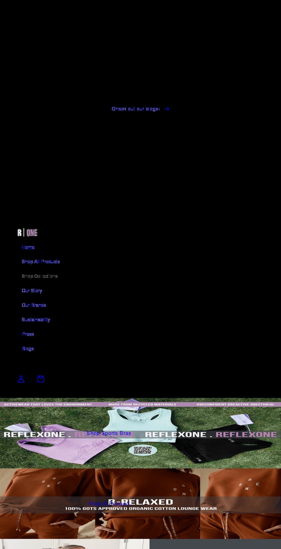 reflexone.co.uk shopify website screenshot
