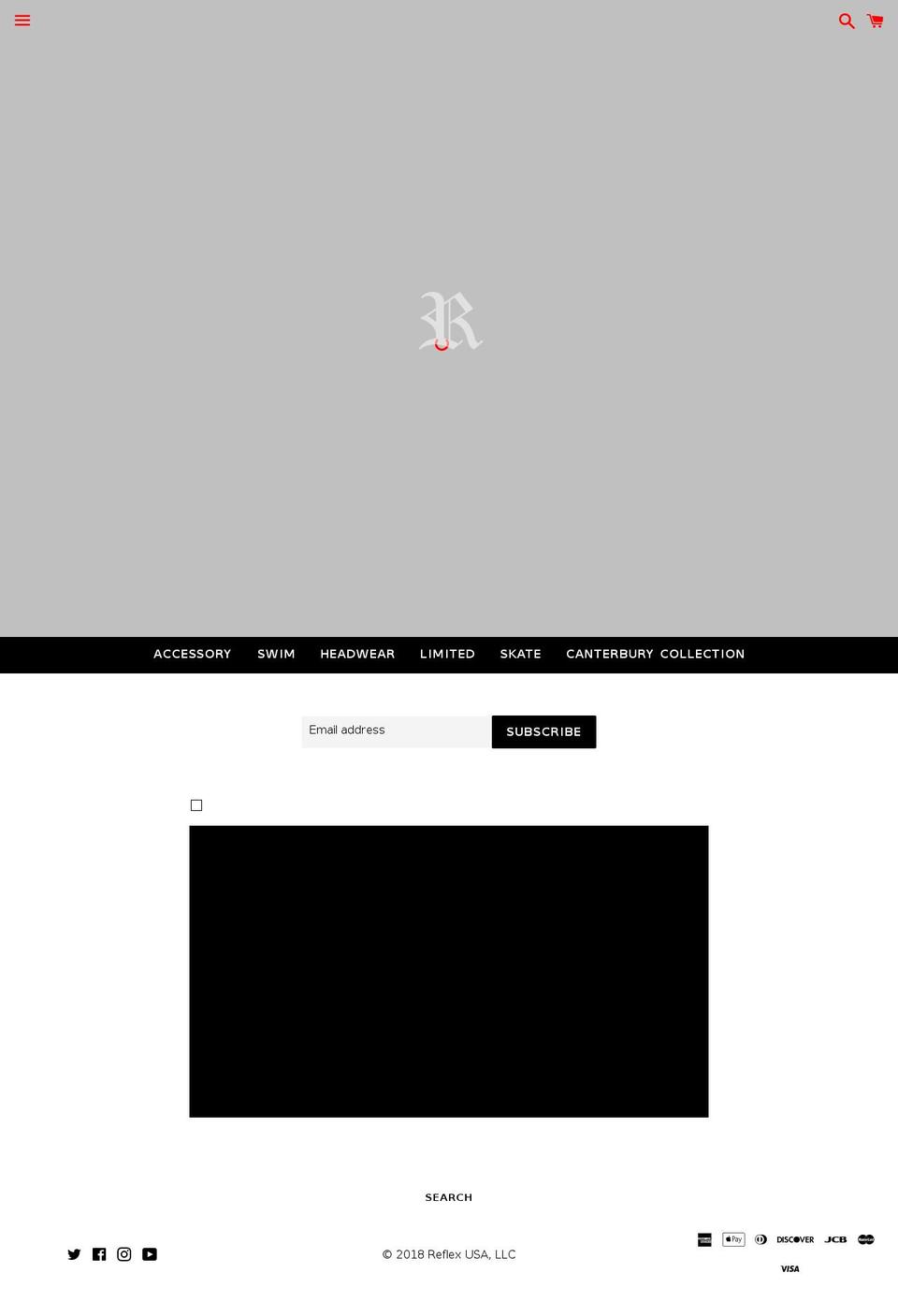 reflexusa.net shopify website screenshot