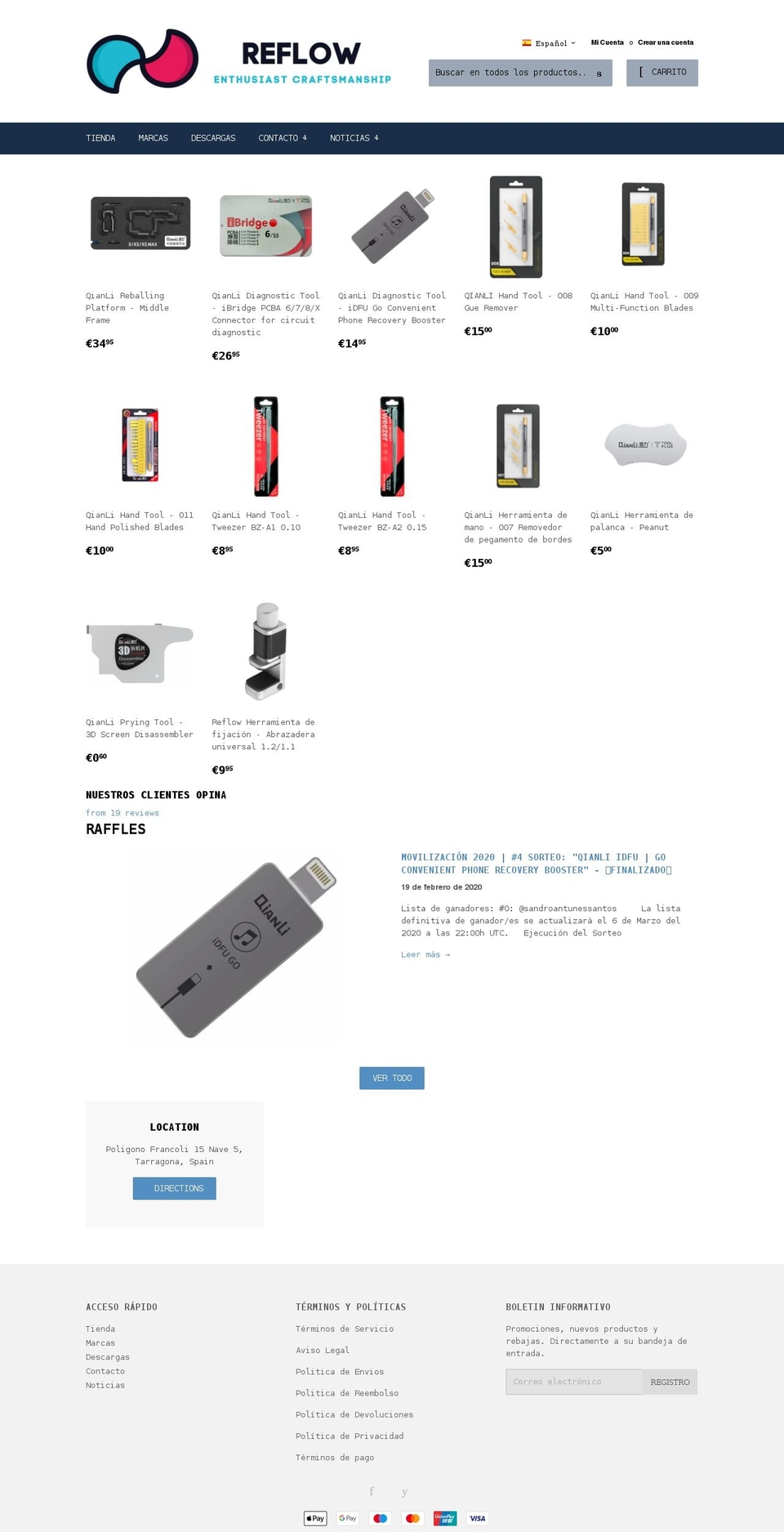 reflow.store shopify website screenshot