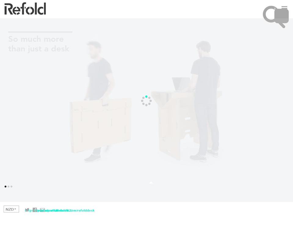 refold.co shopify website screenshot