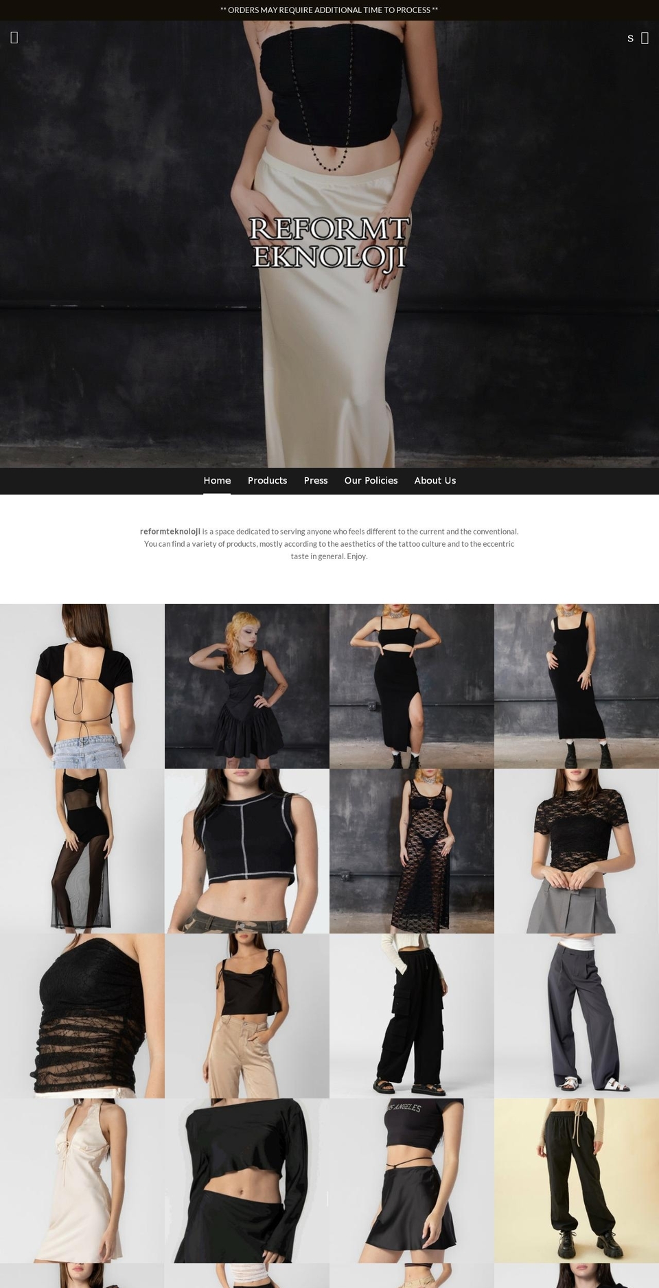 reformteknoloji.com shopify website screenshot
