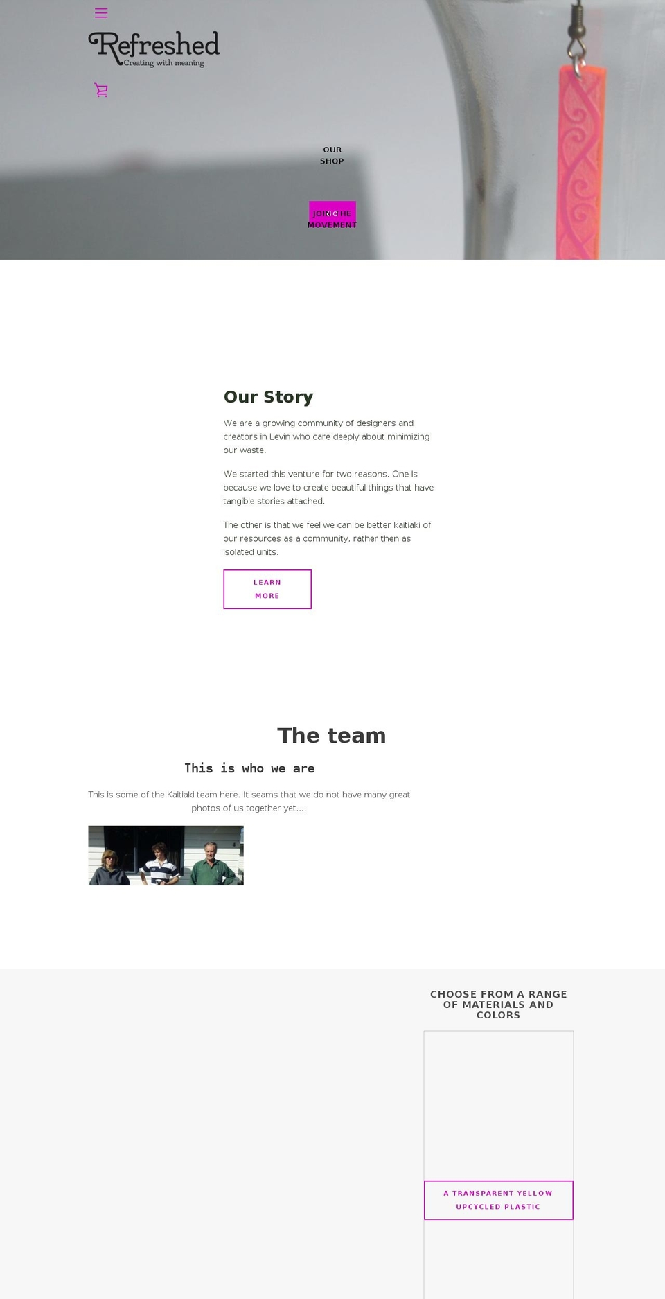 refreshed.co.nz shopify website screenshot