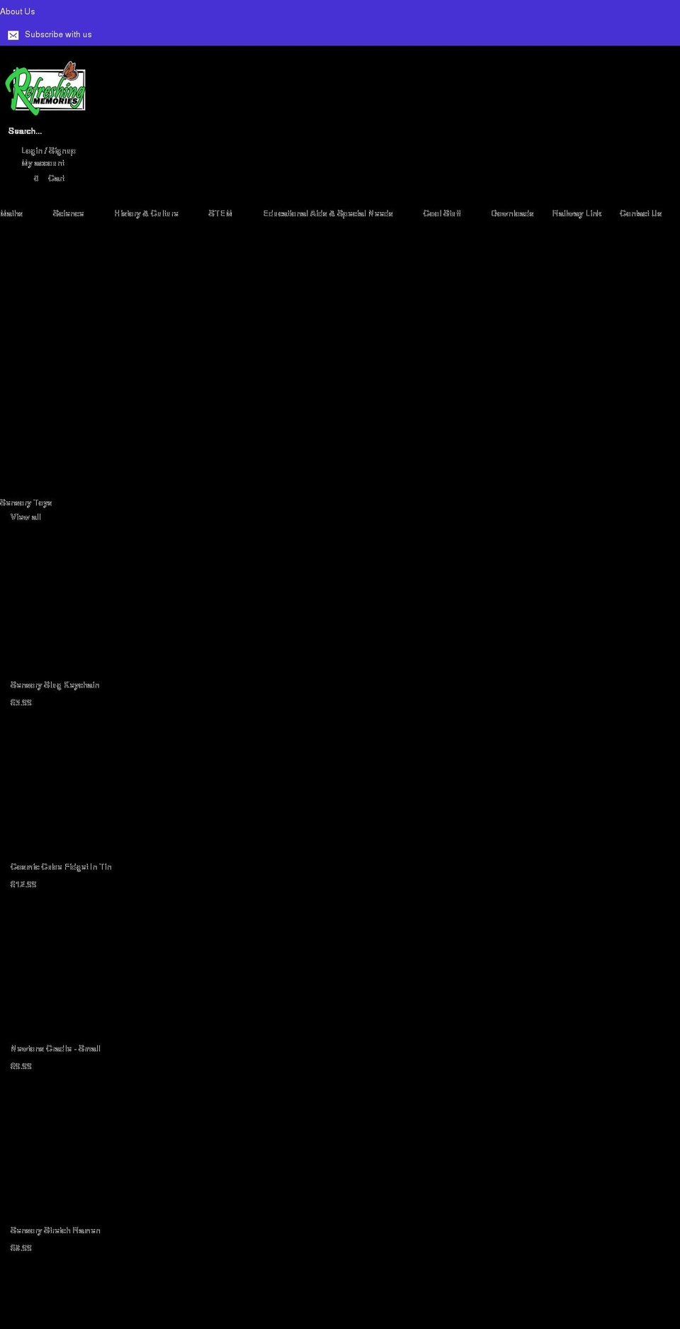 refreshingmemories.com.au shopify website screenshot