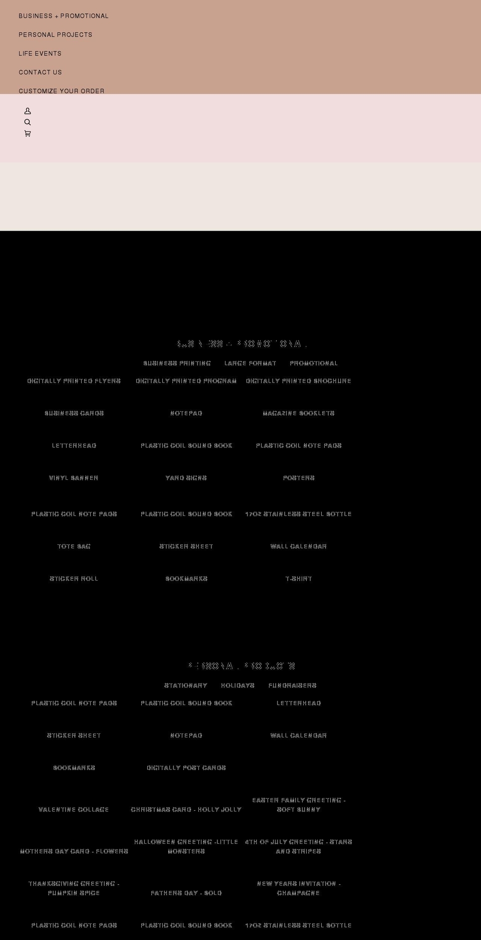 refreshprinting.com shopify website screenshot