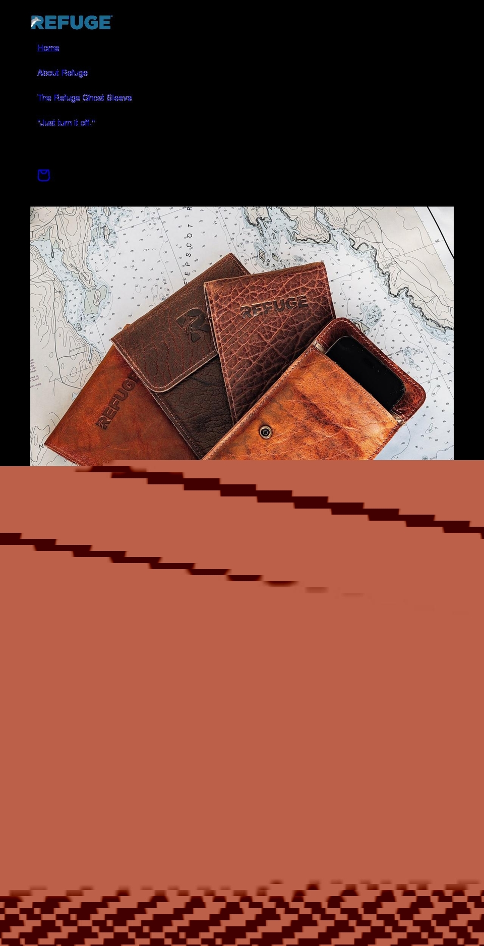 refugecases.com shopify website screenshot