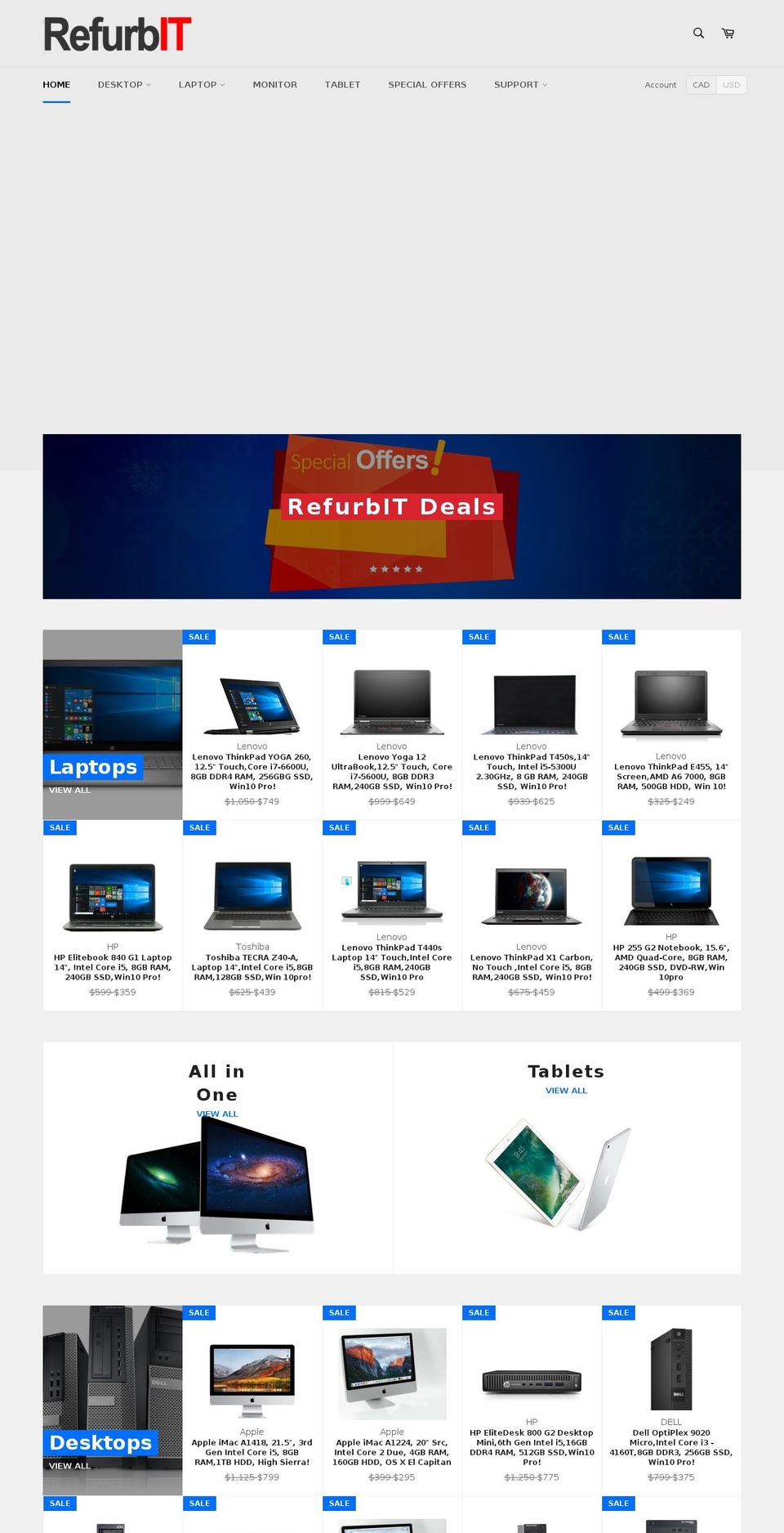 New-rurfurbit-myshopify-12-9-2016 Shopify theme site example refurbitstock.com
