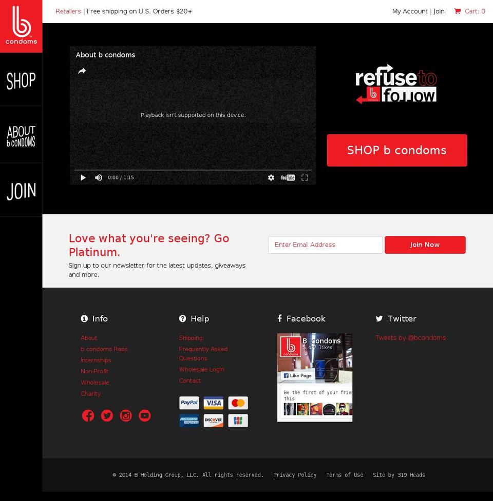 refusetofollow.com shopify website screenshot