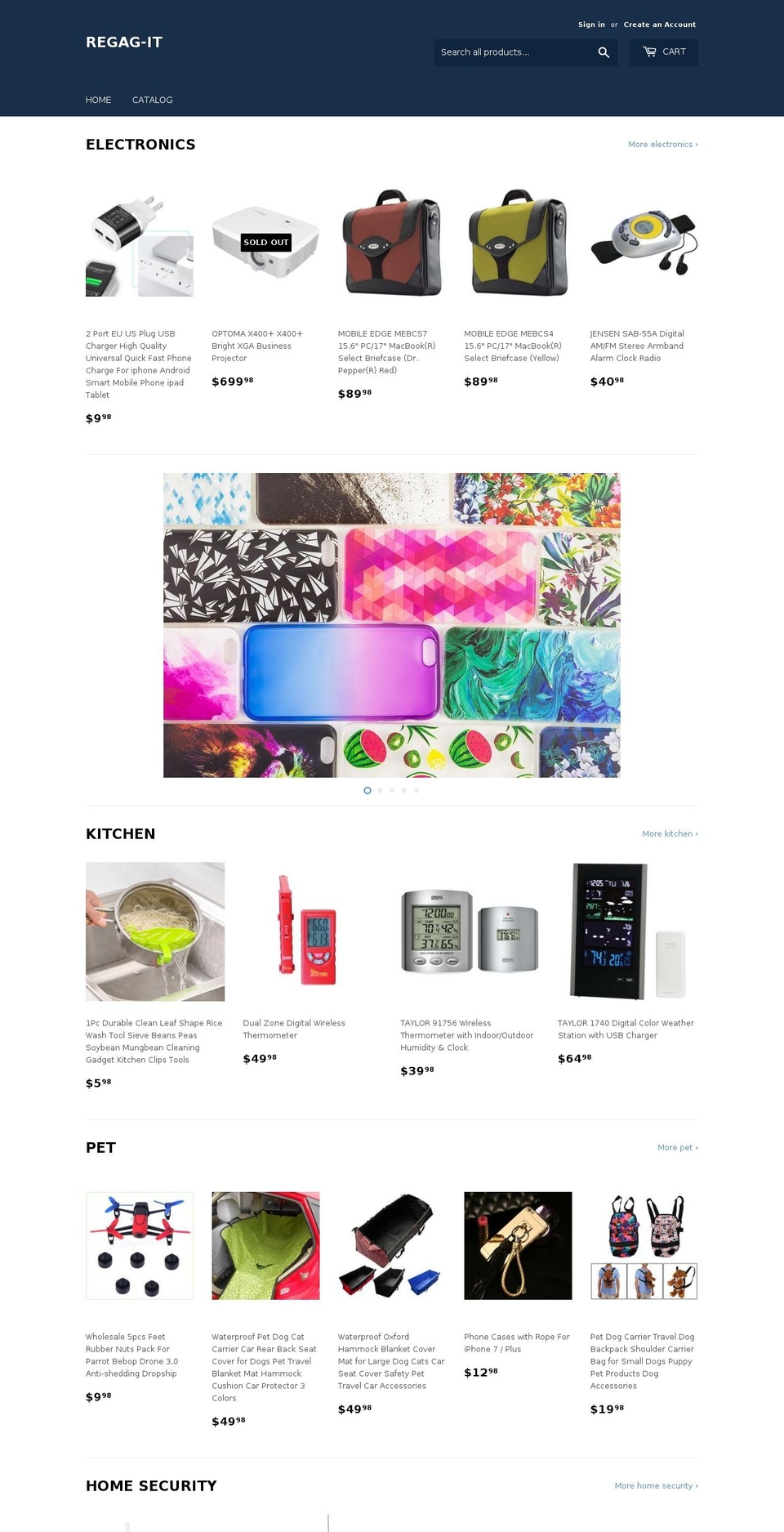 regad-it.com — Shopify storefront screenshot
