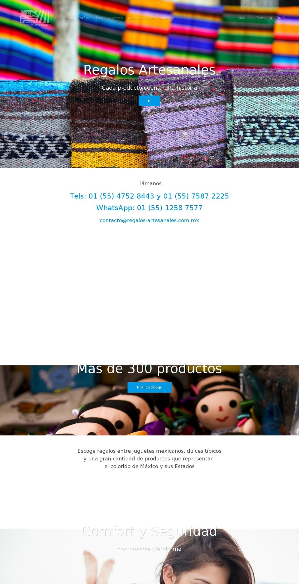 regalos-artesanales.com.mx shopify website screenshot