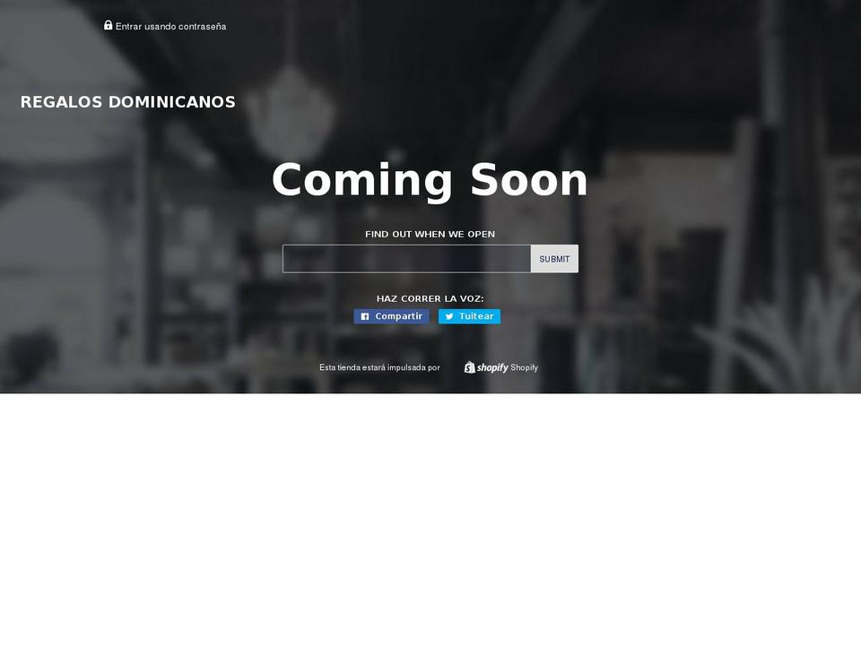 regalosdominicanos.com — Shopify storefront screenshot