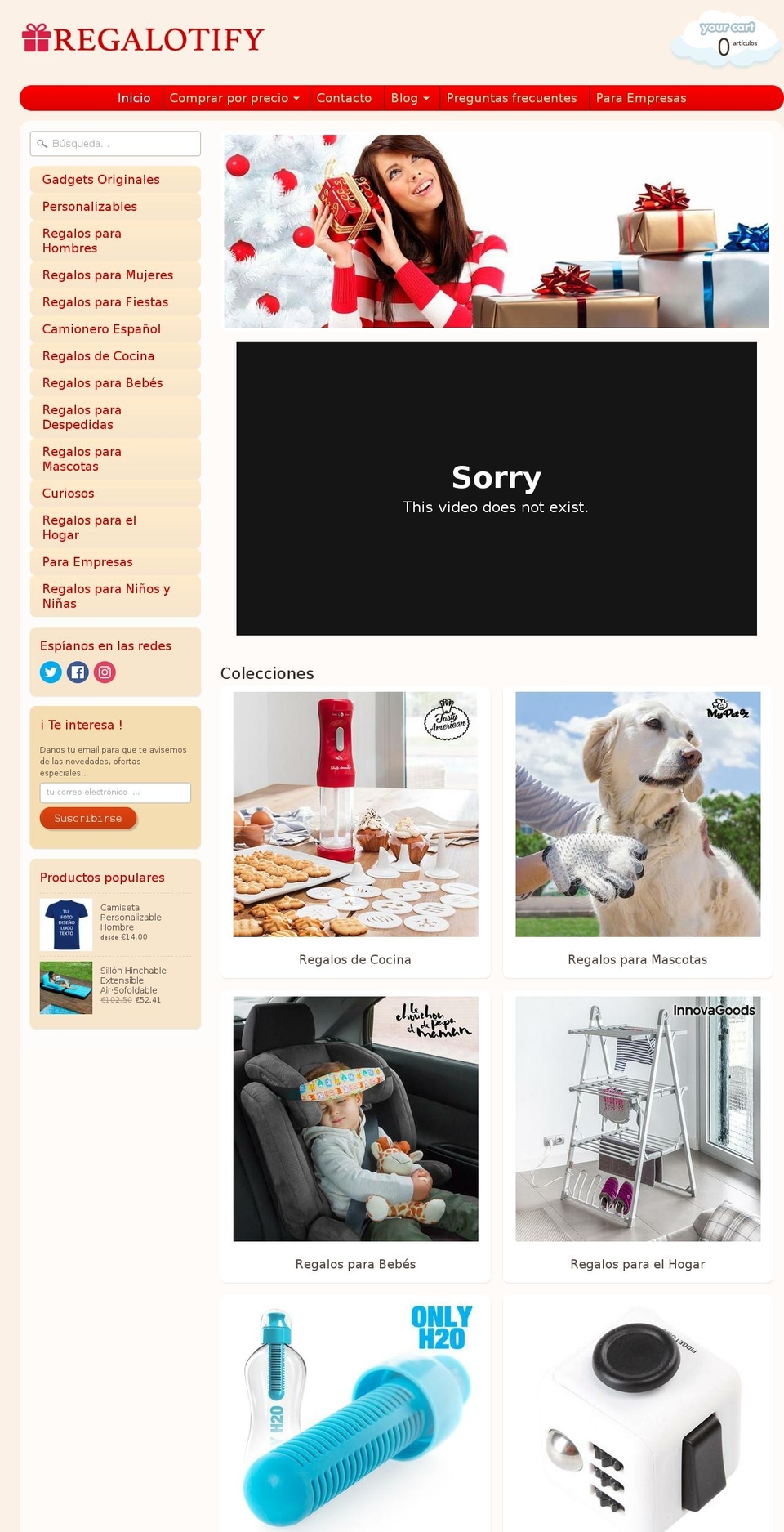 regalotify.com — Shopify storefront screenshot