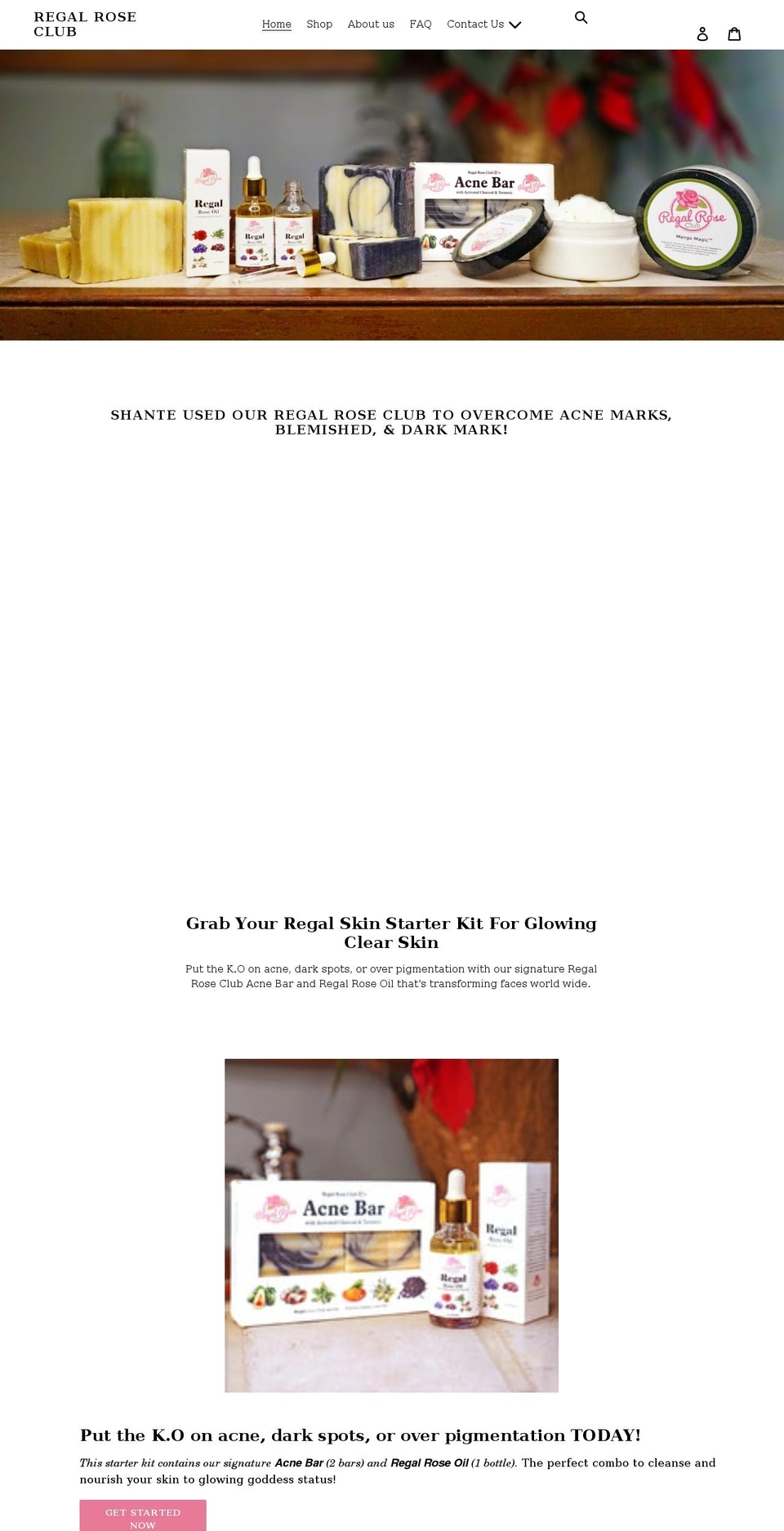 regalroseclub.com shopify website screenshot