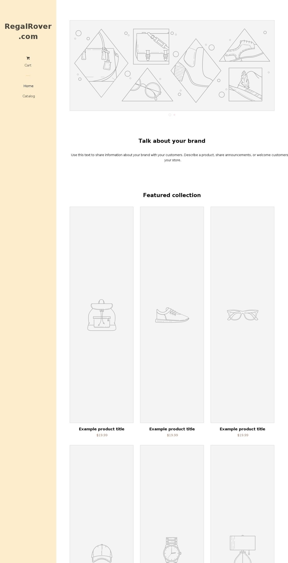 regalrover.com — Shopify storefront screenshot