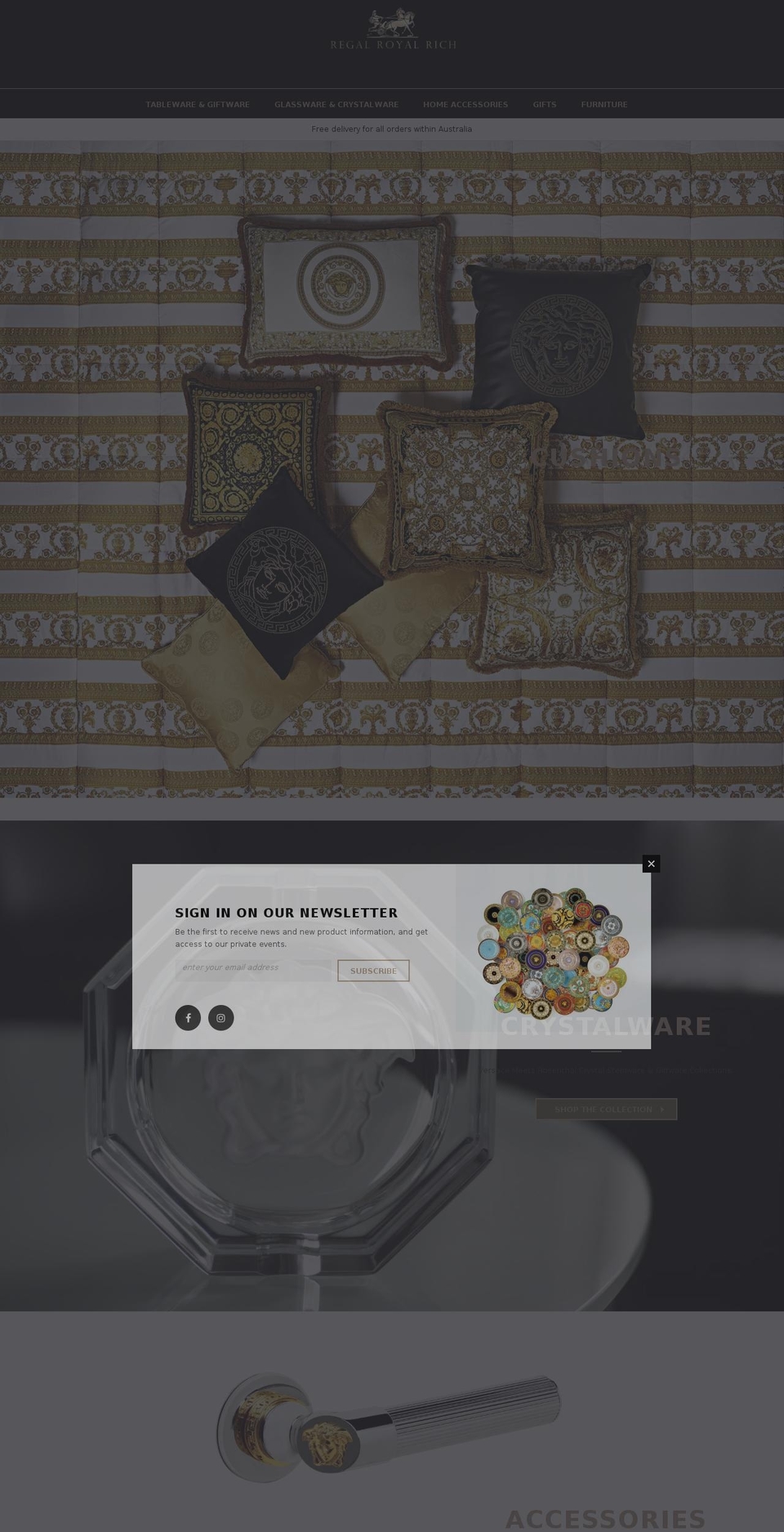 regalroyalrich.com — Shopify storefront screenshot