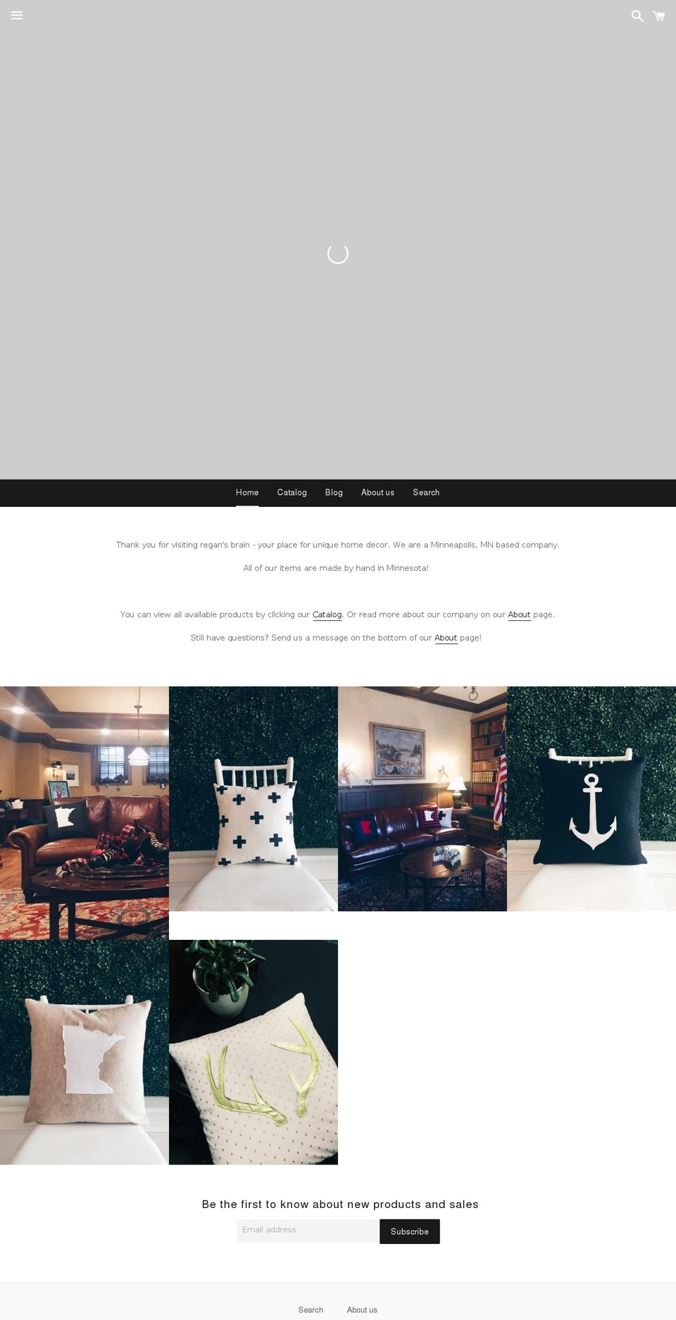 regansbrain.com shopify website screenshot