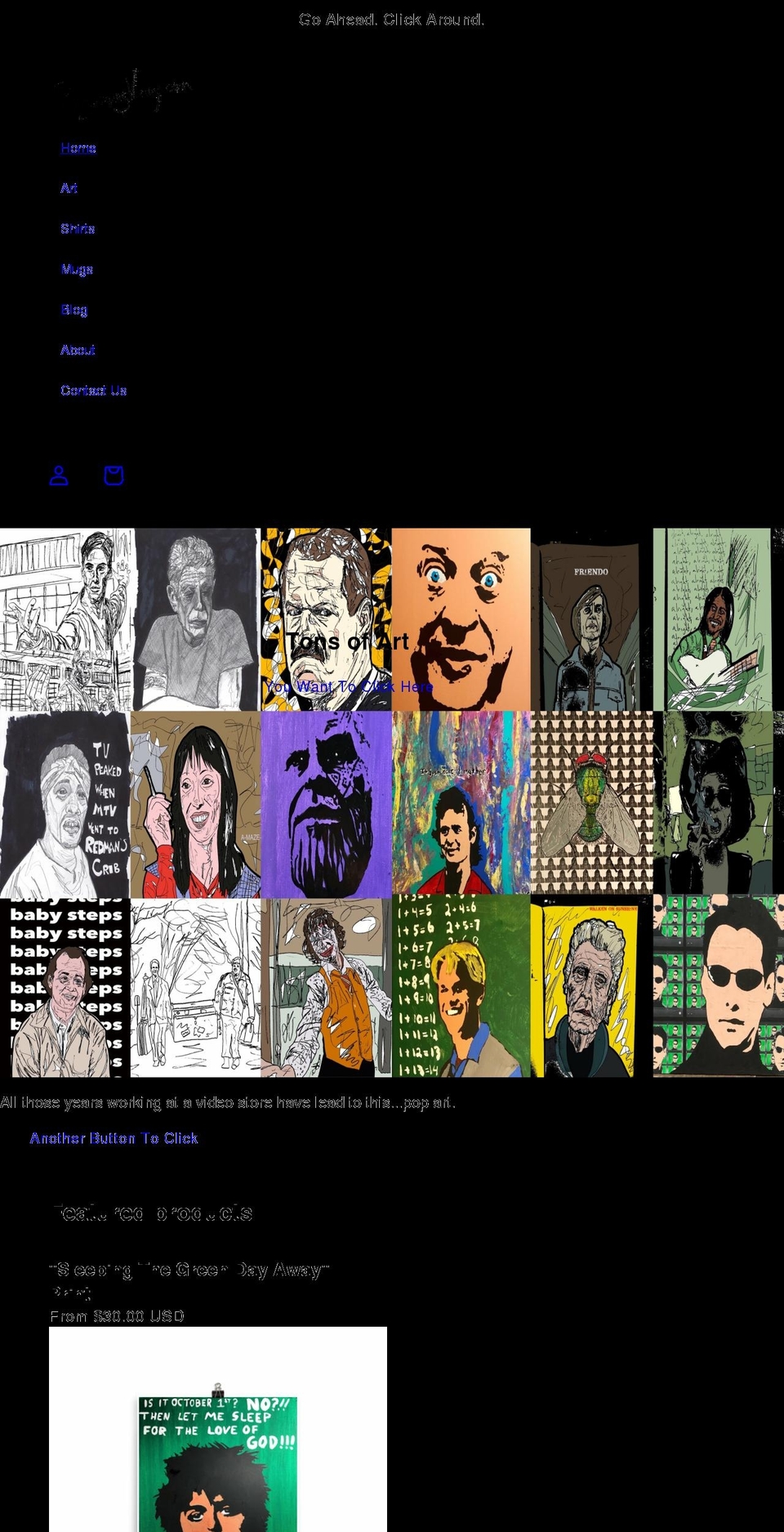 regardingvinny.com shopify website screenshot