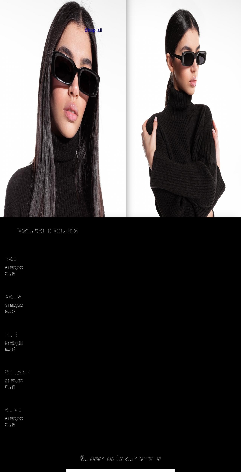 regardsombre.com shopify website screenshot