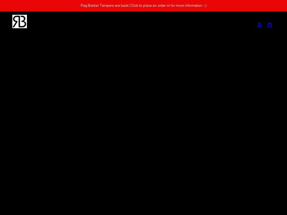 regbarber.com shopify website screenshot