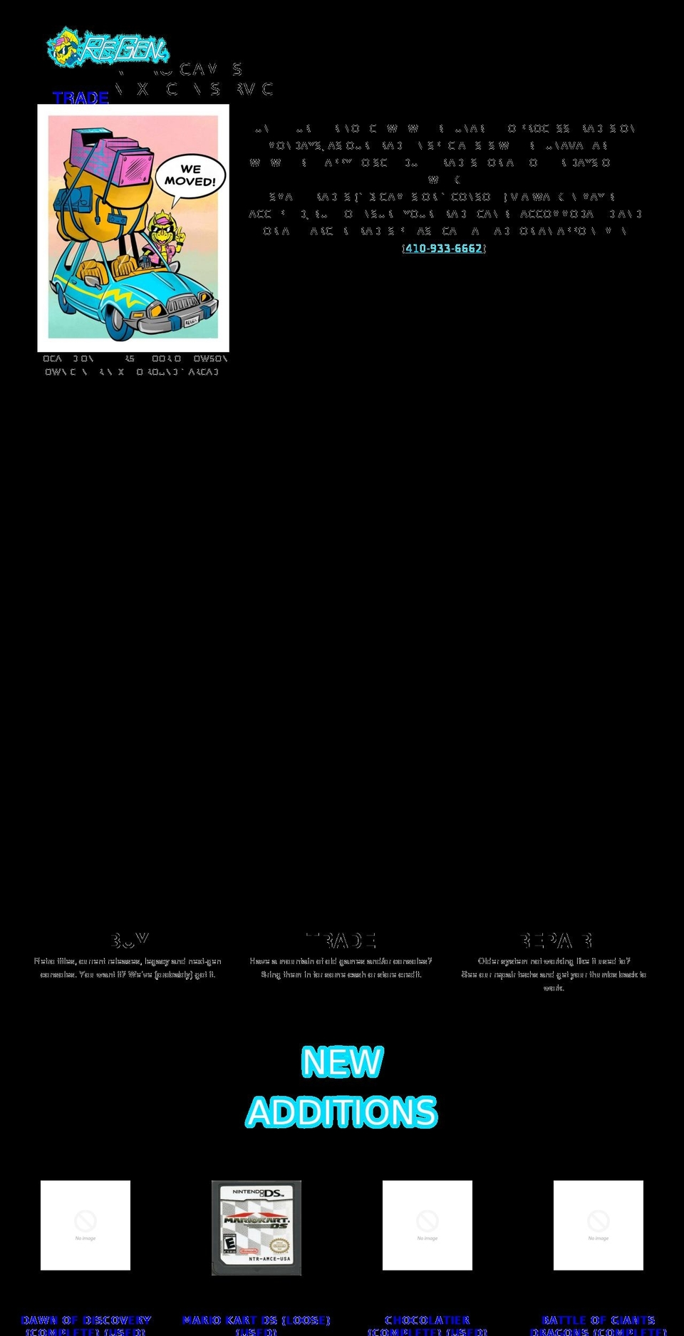 regengaming.com shopify website screenshot