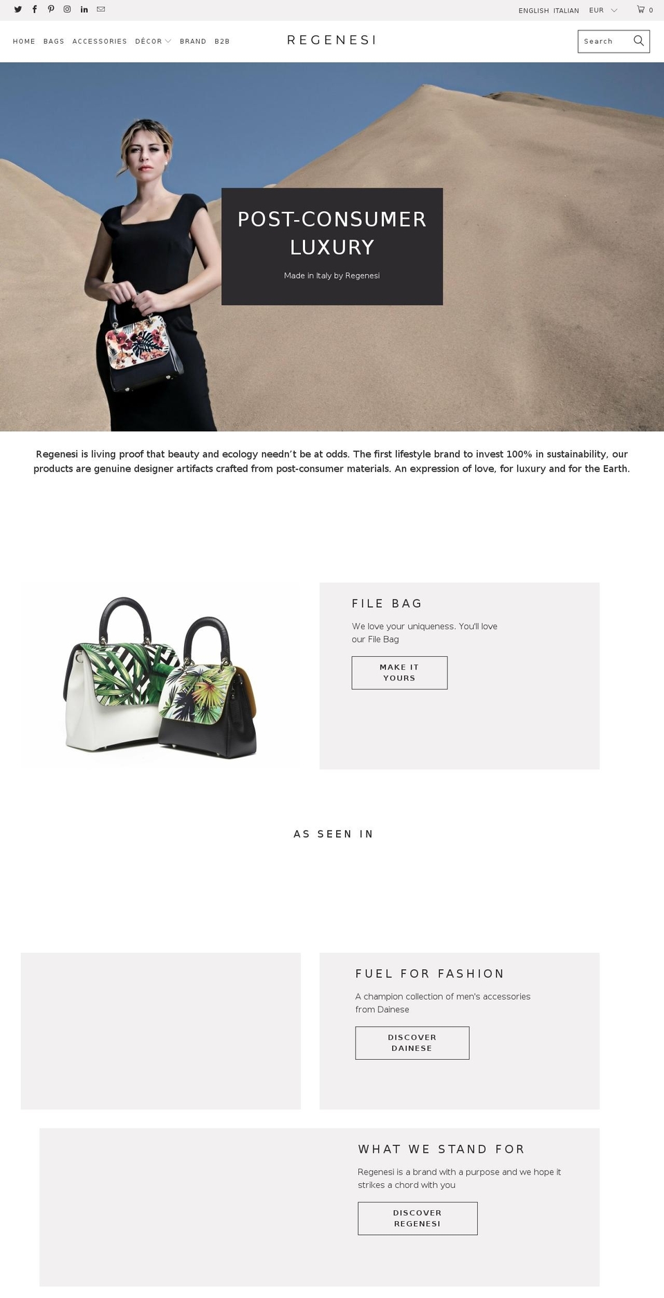 Turbo-florence Shopify theme site example regens.info