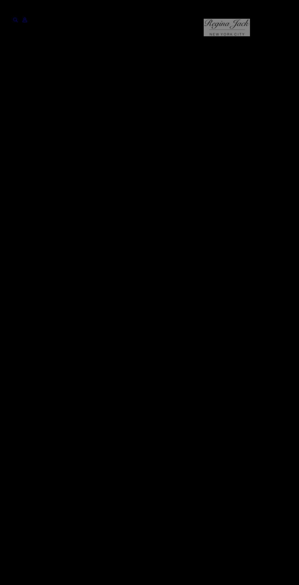 reginajack.com shopify website screenshot